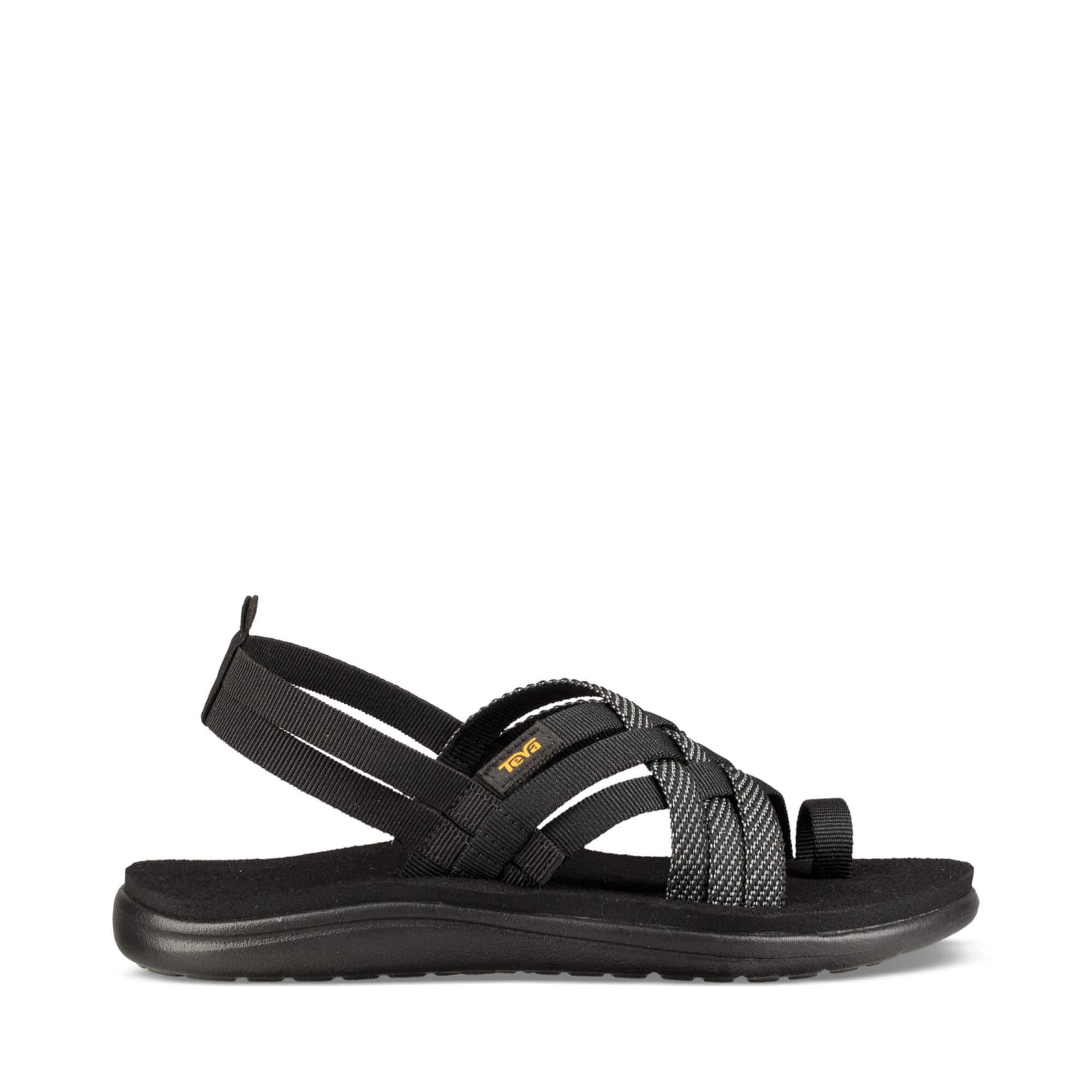 Teva Voya Strappy, Women Heels Sandals Open Toe Sandals, Black (Hera Black Hbk), 3 UK (36 EU)