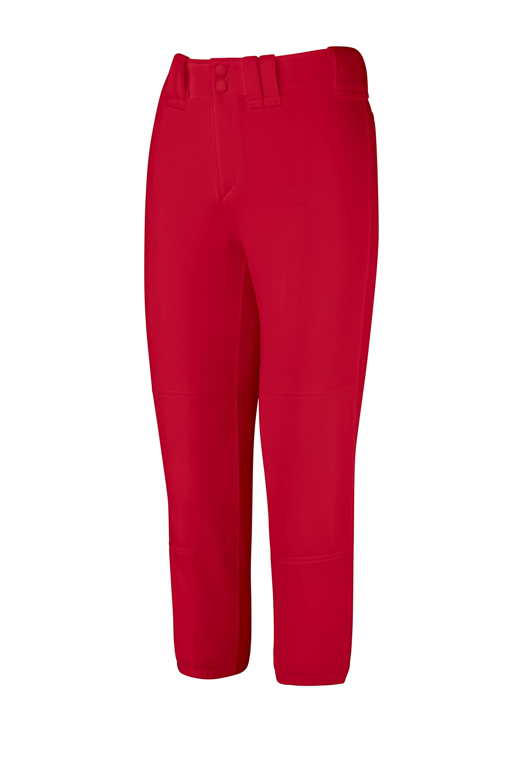 Mizuno Adult Women's Belted Low Rise Fastpitch Softball Pant Red