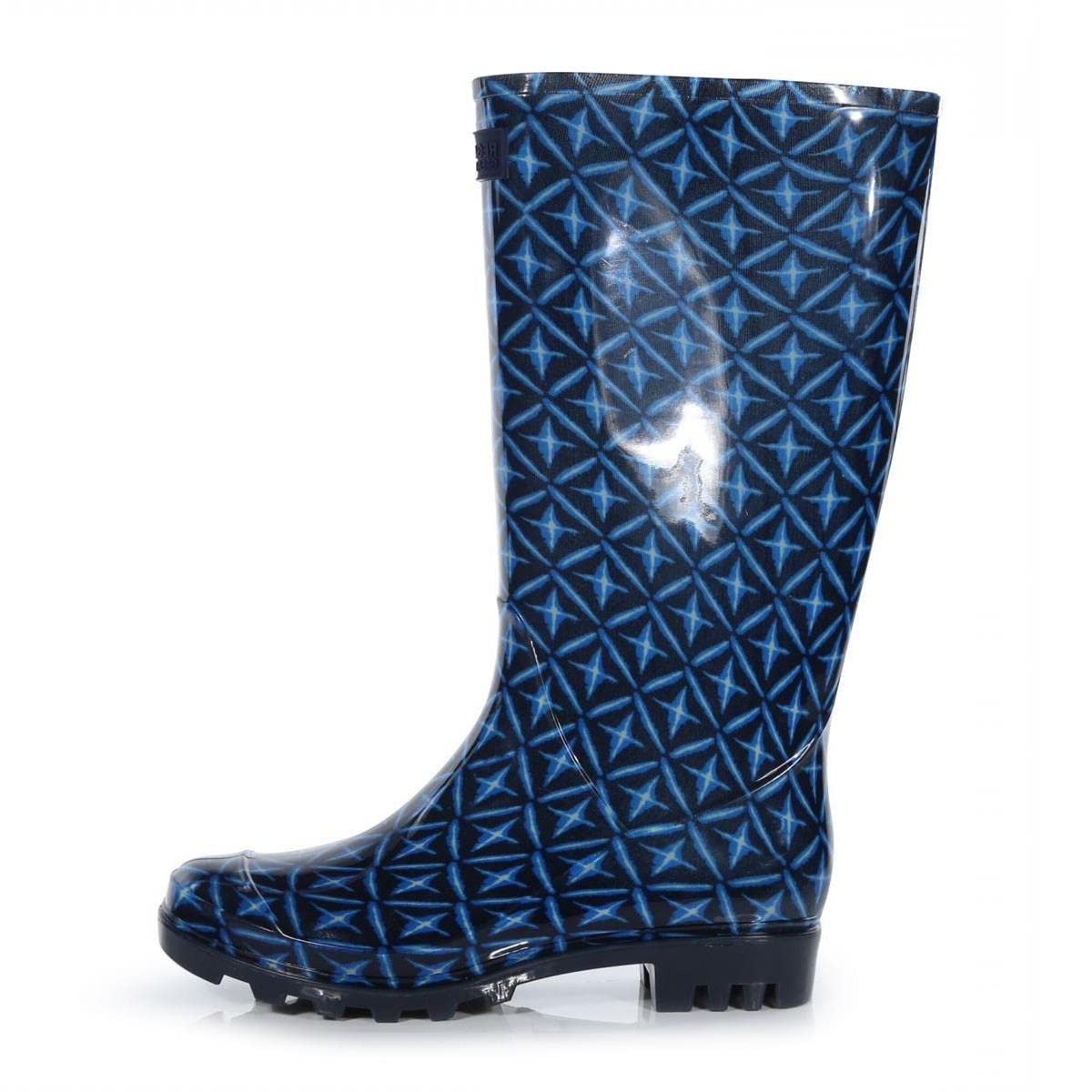 Regatta Womens/Ladies Wenlock Tile Wellington Boots (7 UK) (Navy)