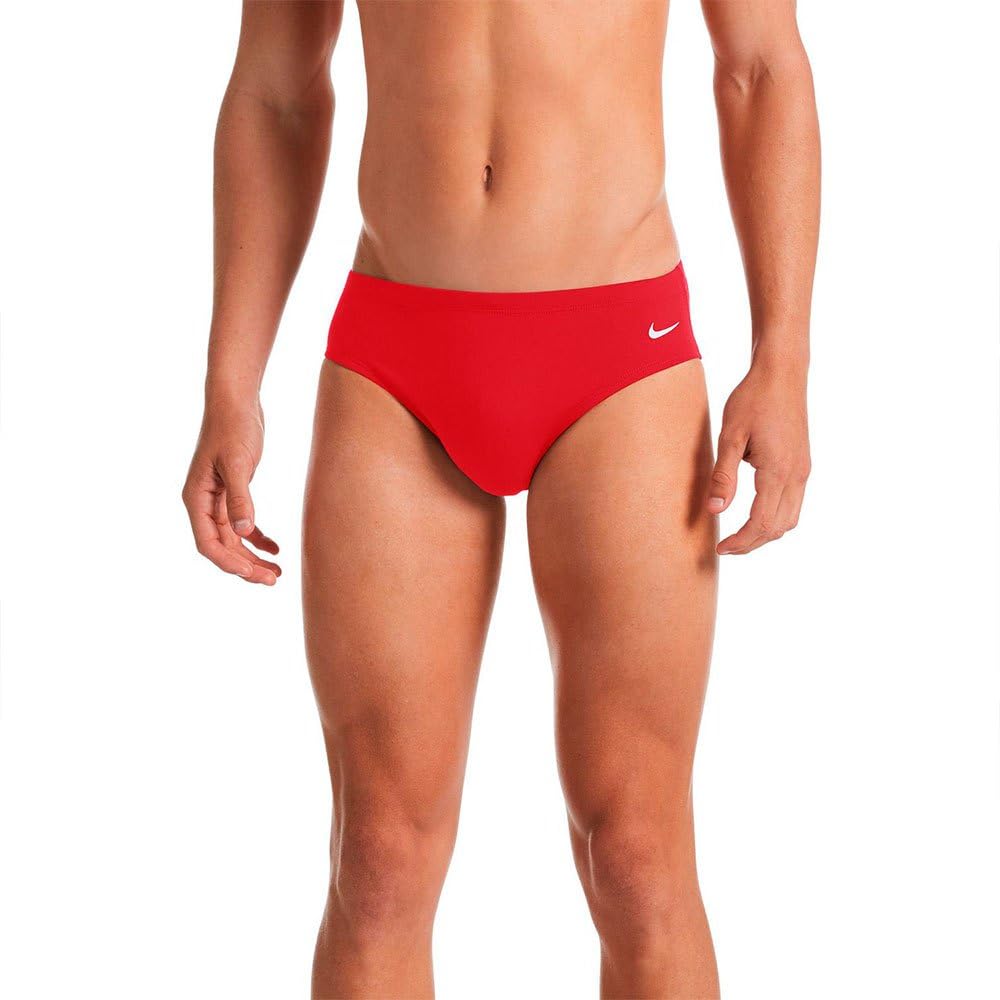 Nike Herren Brief Schwimm-Slips, Rot (University Red), 30