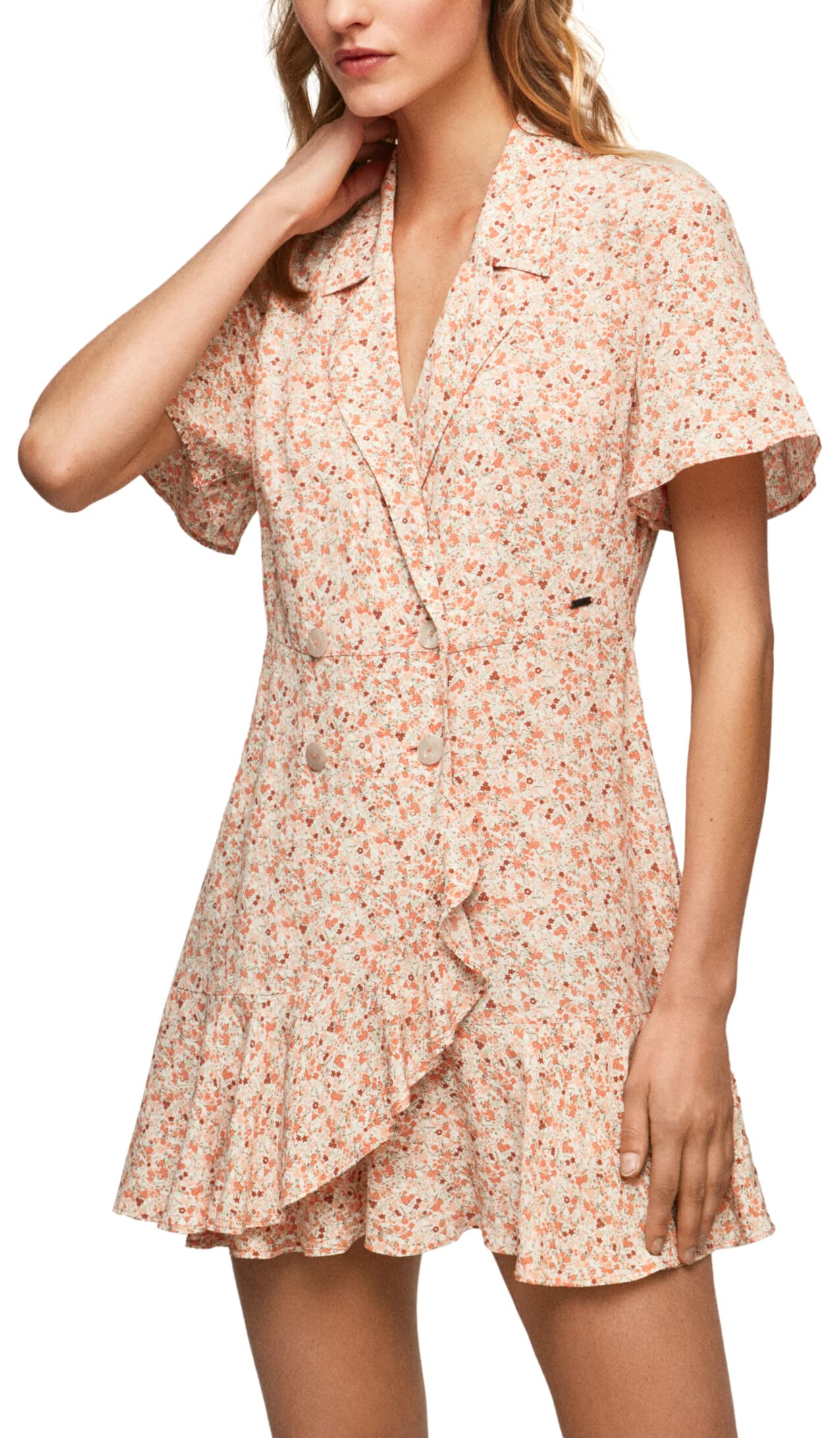 Pepe Jeans Women's Aide Dress, Multicolour (Multi), XS