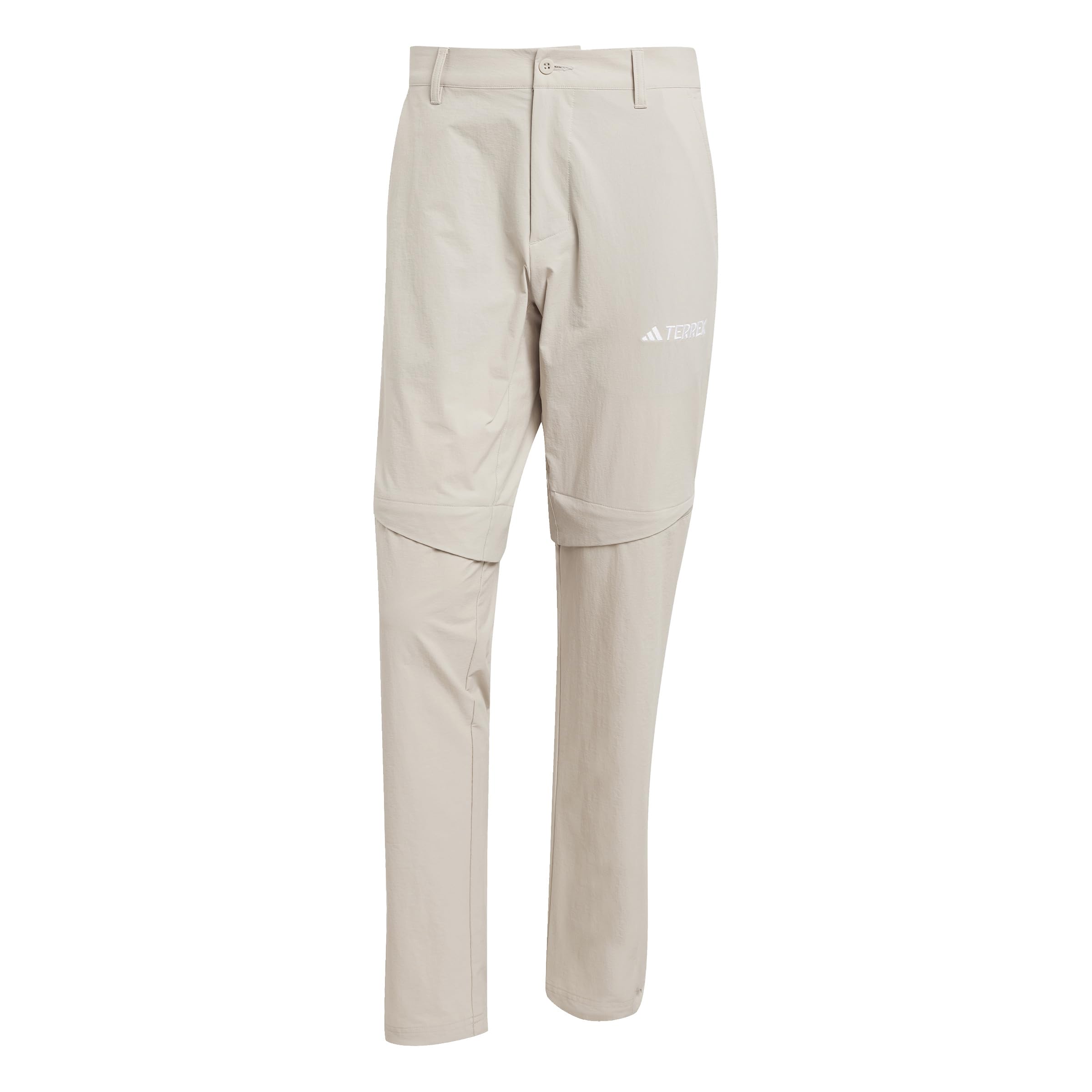 adidas Men's Terrex Multi Zip Off Pants, Wonder Beige, 40 Tall