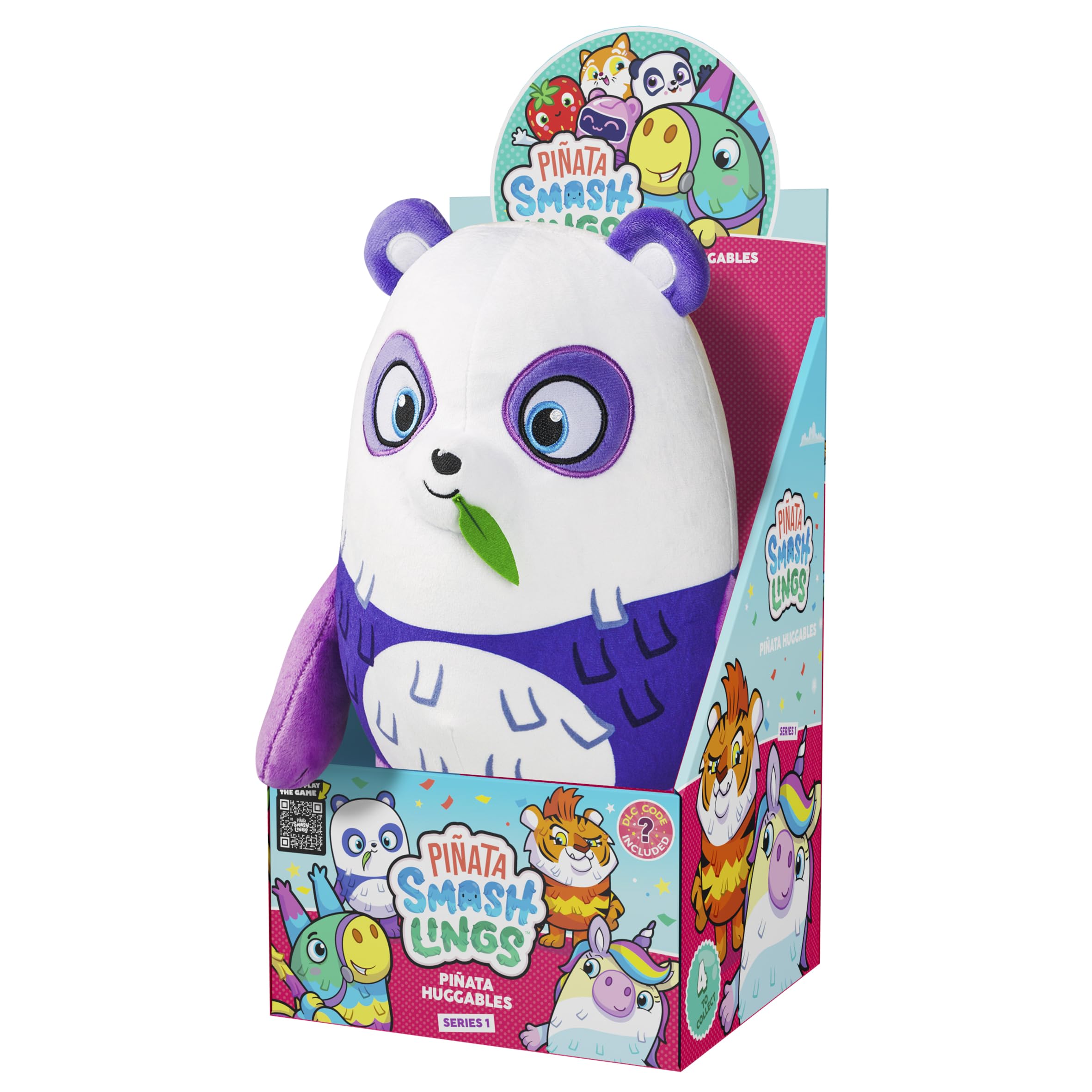 Pinata Smashlings Huggable Plush, Sana Panda, Roblox Toys, Soft Toys, Ideal Gift, Official Pinata Smashlings Toy from Toikido