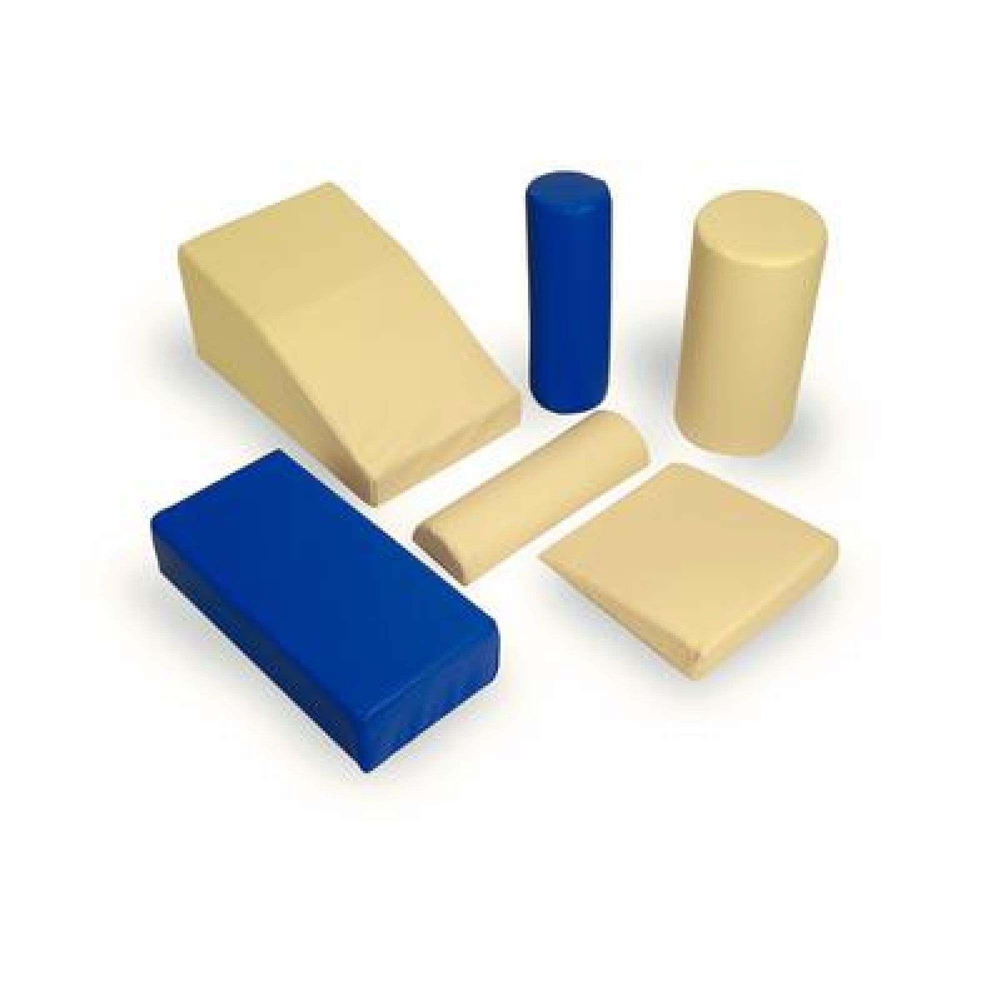 Boxing and Body Specialist Economy Vinyl Trapeze Wedges, Blue, 40 x 10 x 1 cm, Wedge