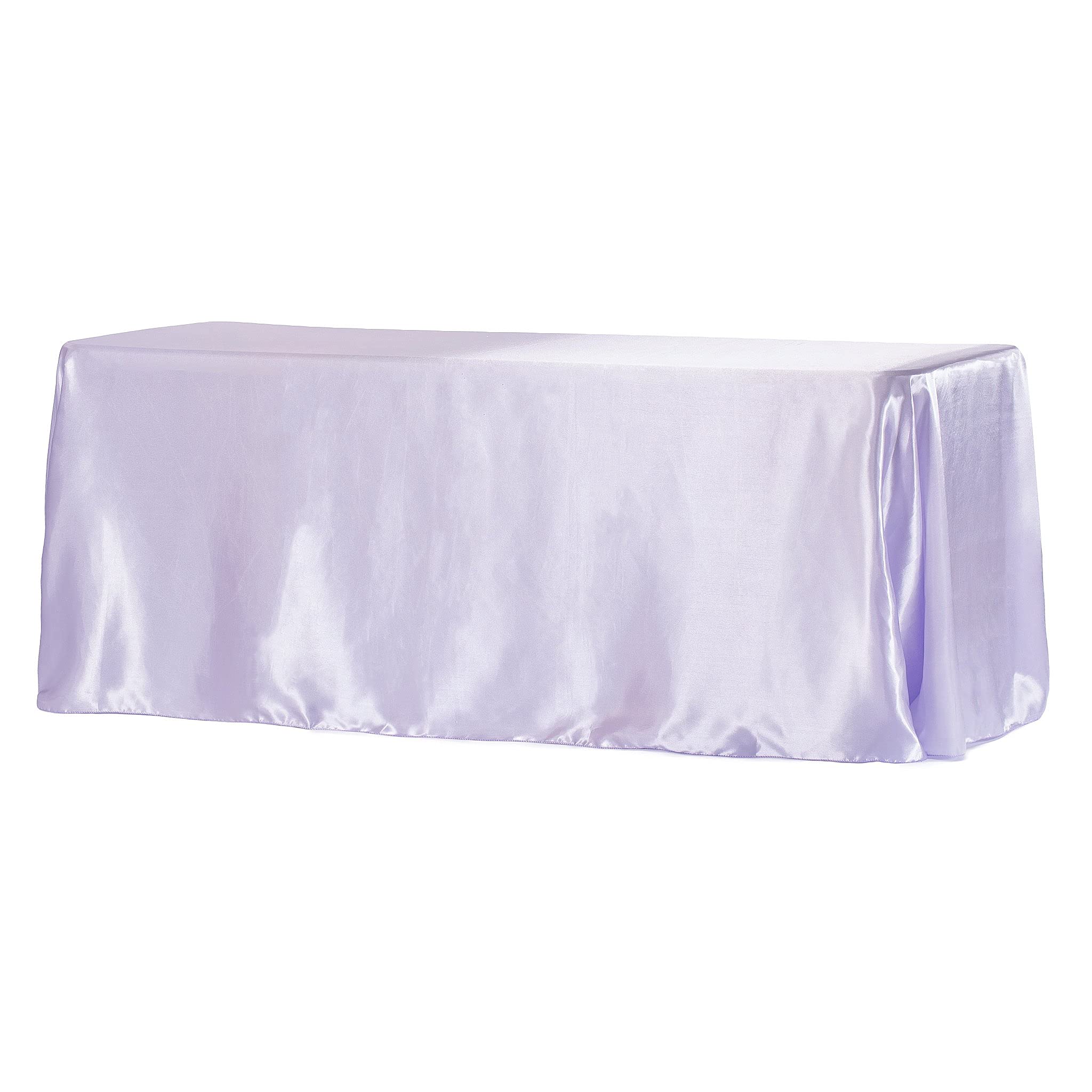 RCZ Décor Satin Tablecloth | 1 Piece | Lavender | Rectangular - 2 m x 3 m