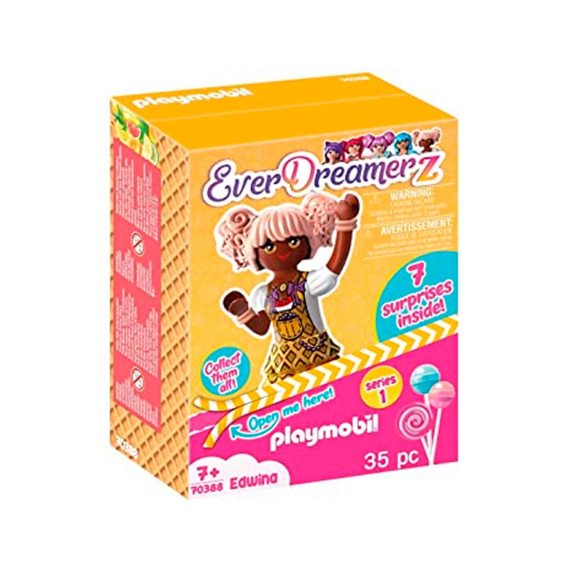 Playmobil EverDreamerz 70388 Edwina with Heart-Waffle Pendant, For Children Ages 7+