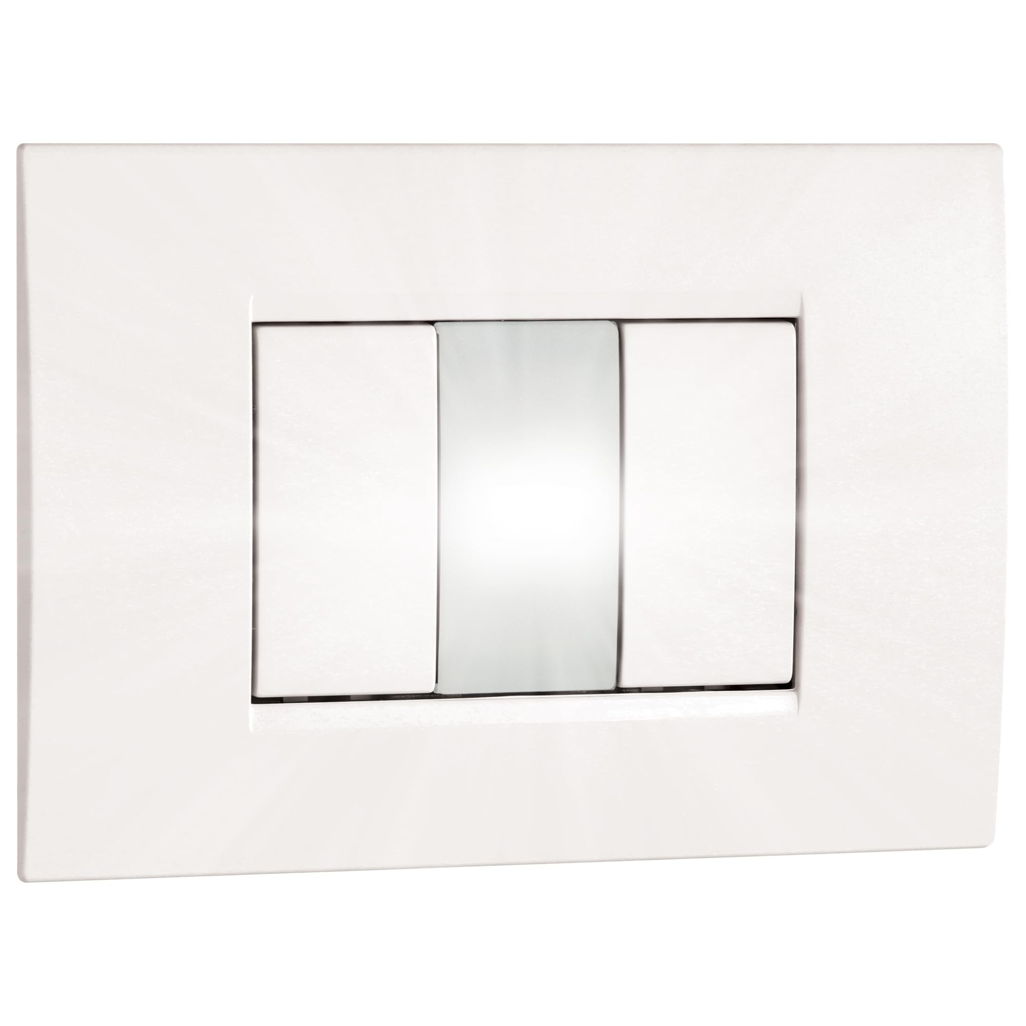 VEMER VE758300 model VEGA Emergency lamp flush-mounting, color white opal