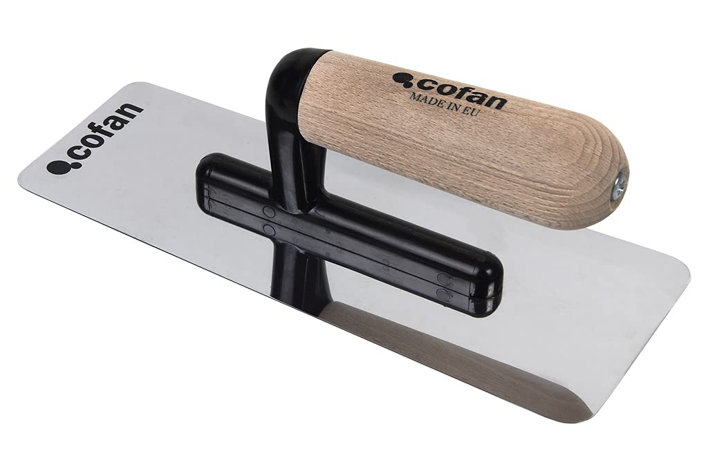 Building Trowel | Made of Stainless Steel | Anti-Scald Polished with Wooden Handle