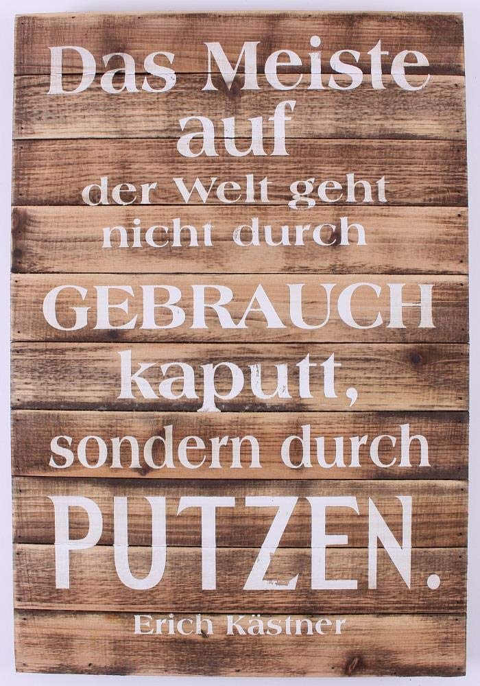 Wood Sign - Das meiste auf der welt geht nicht durch...