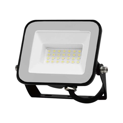 V-TAC CHIP Samsung 30W LED Floodlight - IP65-2505 Lumen - Waterproof Lamp for Home, Garden, Garage, Factory - Outdoor LED Spotlight - Cool White Light 6500k