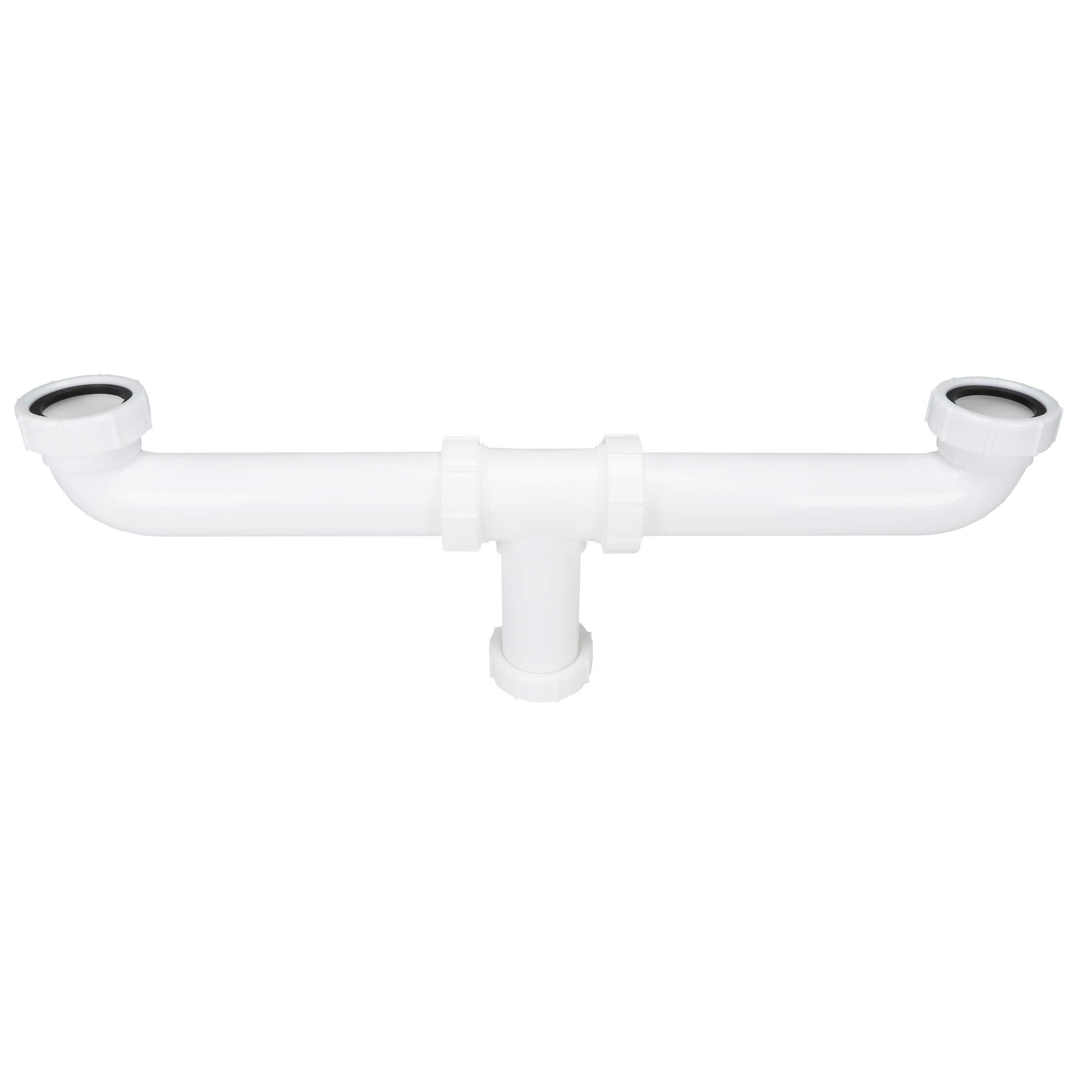 Danco 50974 1-1/2-by-16-Inch Center Outlet Continuous Waste, Slip-Joint, PVC