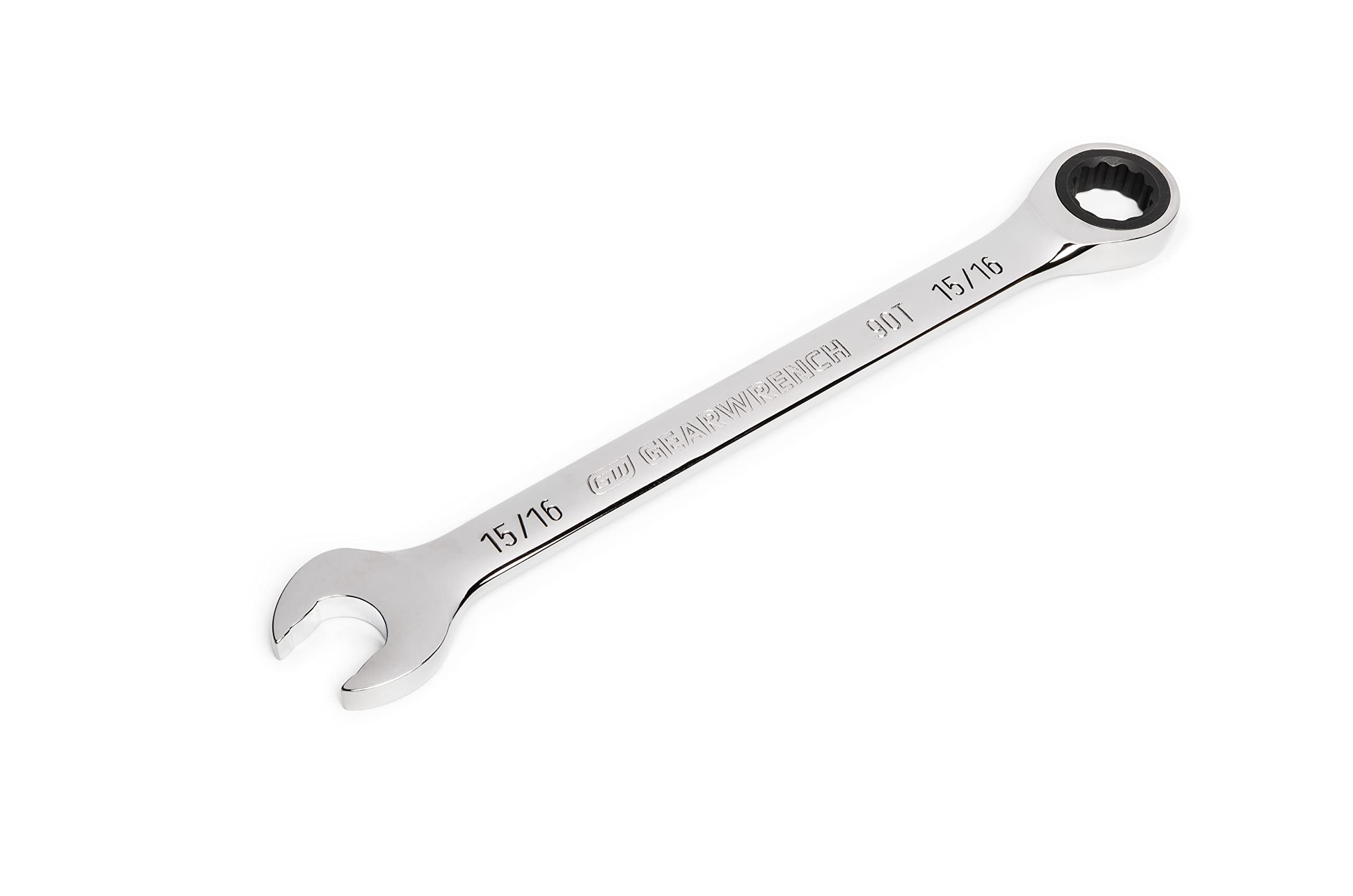 GEARWRENCH 15/16" 4 Degree Swing Arch 12 Point Ratcheting Combination Wrench - 86952