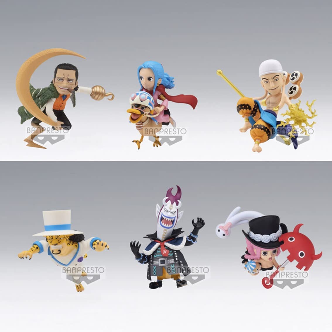 Banpresto One Piece World Collectable Figure -The Great Pirates 100 Landscapes Vol.6 - Set of 6