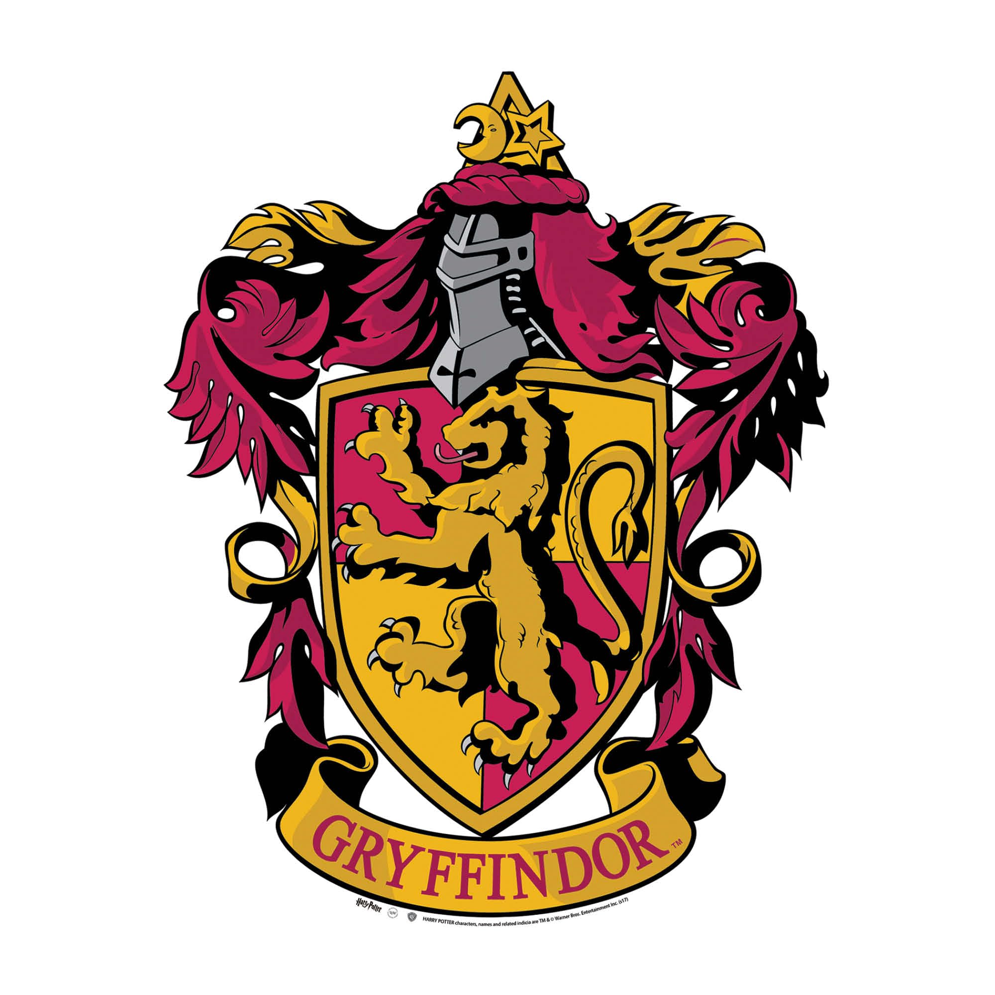 STAR CUTOUTS Gryffindor Emblem Wall Cut Out HARRY POTTER WIZARDING WORLD,61 x 48 x 61 cm