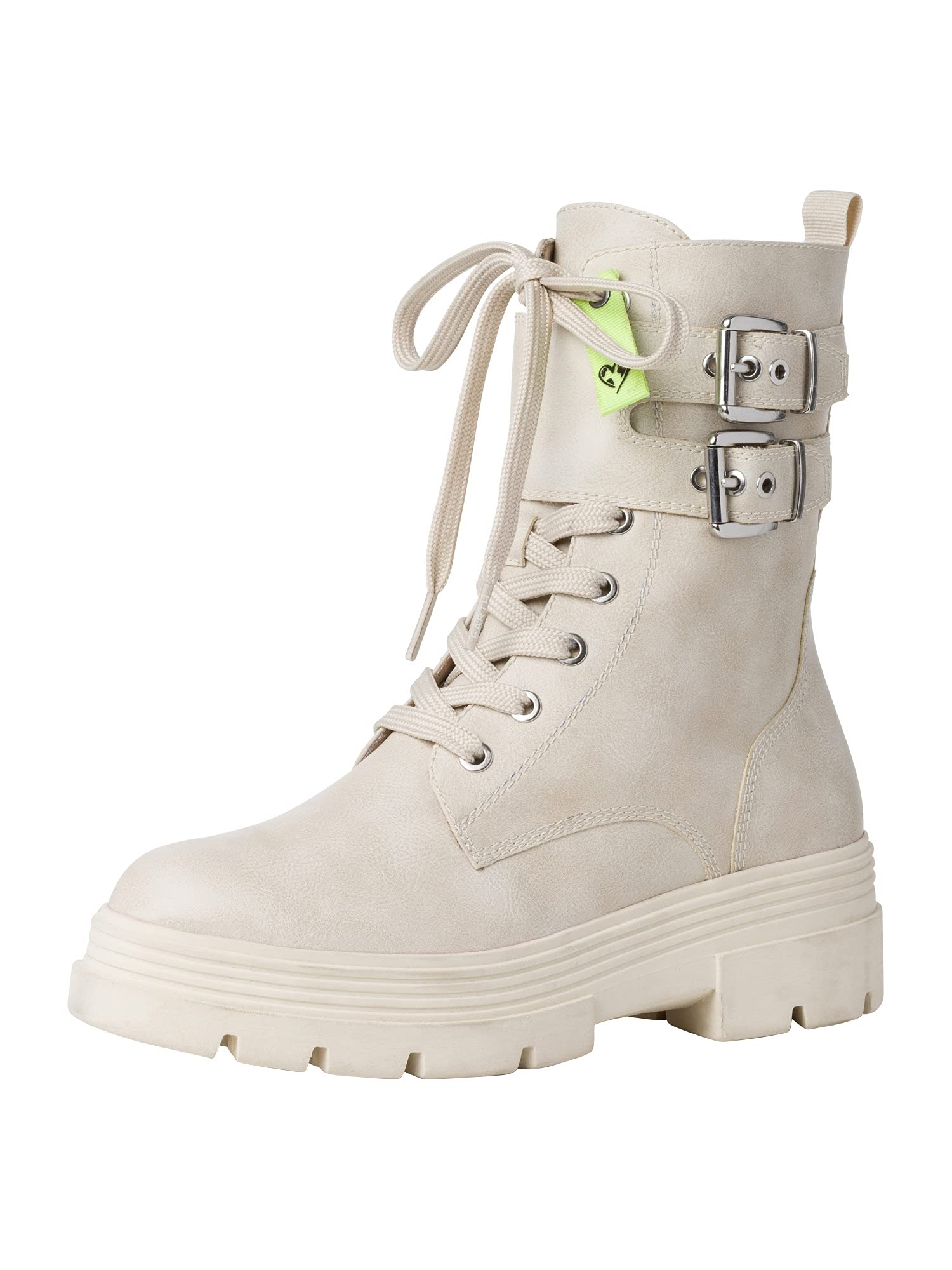 MARCO TOZZI Earth Edition 2-2-25771-27 Women's Boot Boat, Ivory, 5 UK
