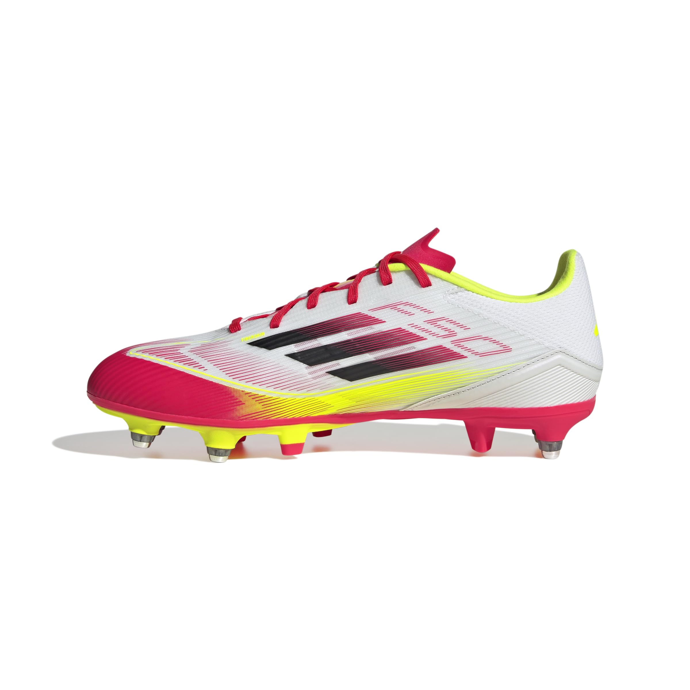 adidas Unisex F50 League Football Boots Soft Ground, core Black/Iron met./Lucid red, 7.5 UK