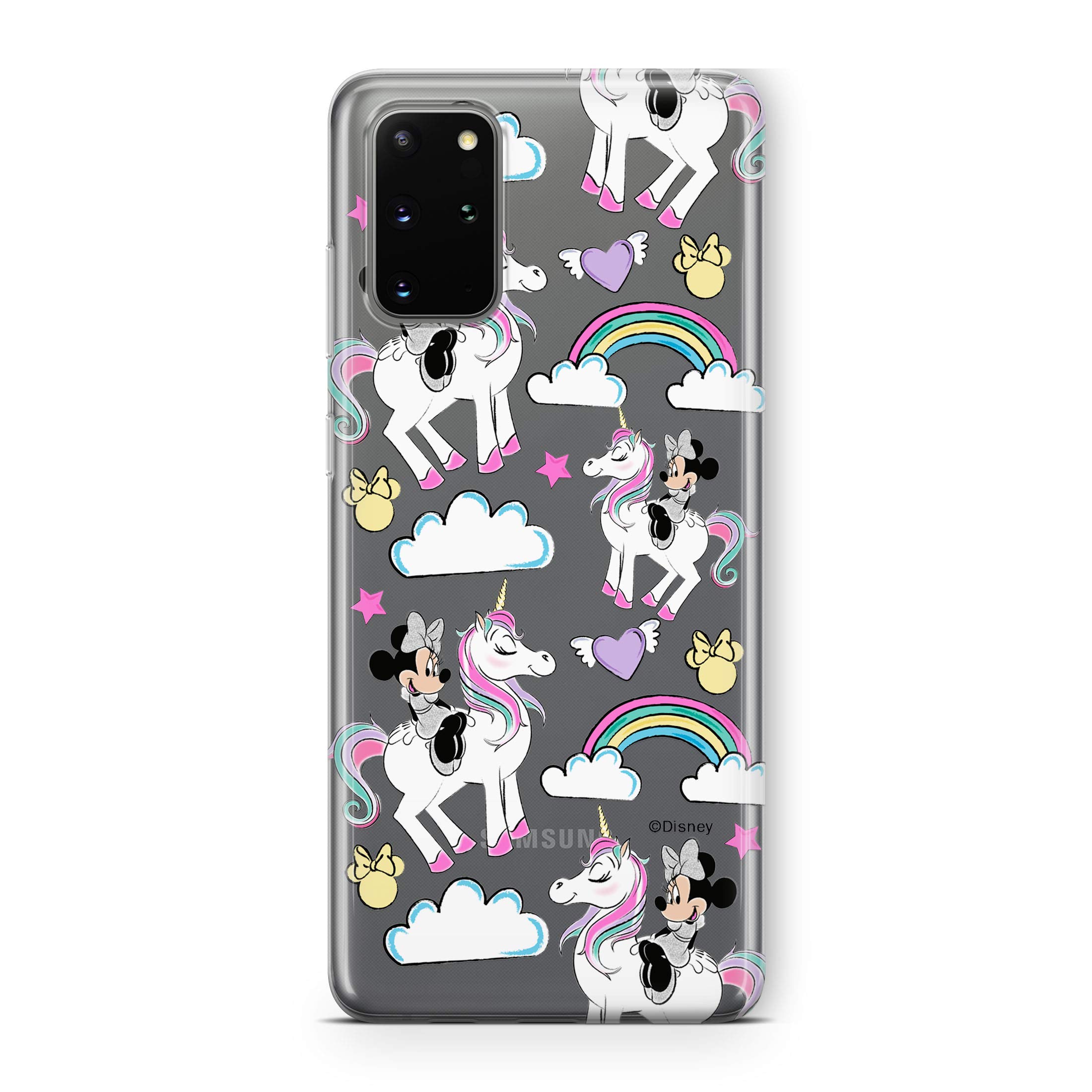 ERT GROUP mobile phone case for Samsung S20 PLUS / S11 original and officially Licensed Disney pattern Minnie 037 optimally adapted to the shape of the mobile phone, partially transparent