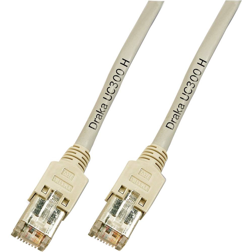 Draka K8452.5 Network Cable RJ45 CAT 5e F/UTP Flame Retardant 5m Grey