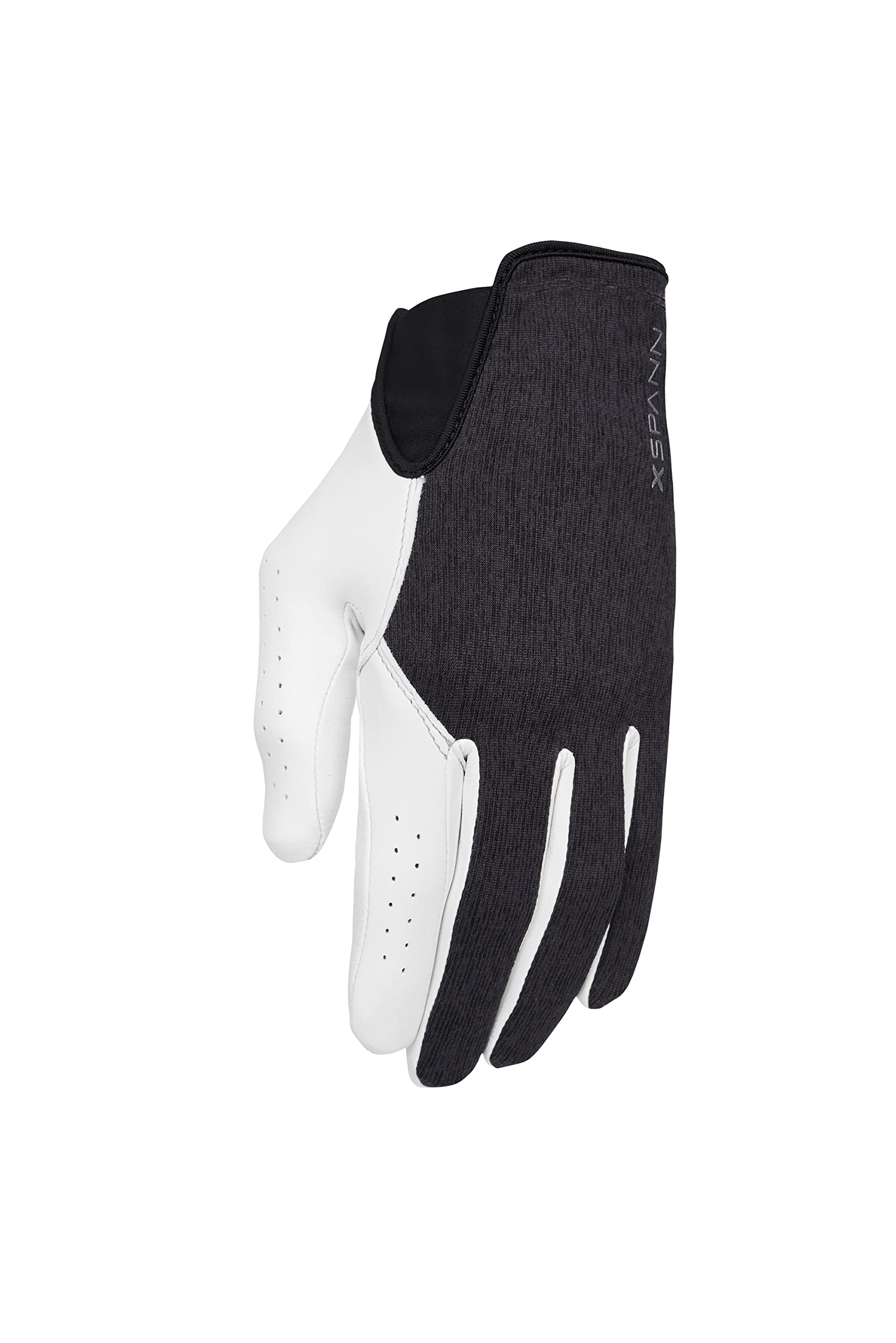 Callaway Golf Men's X Spann Golf Glove (2022 edition), Black/White, Medium, Right (for left handed golfer)