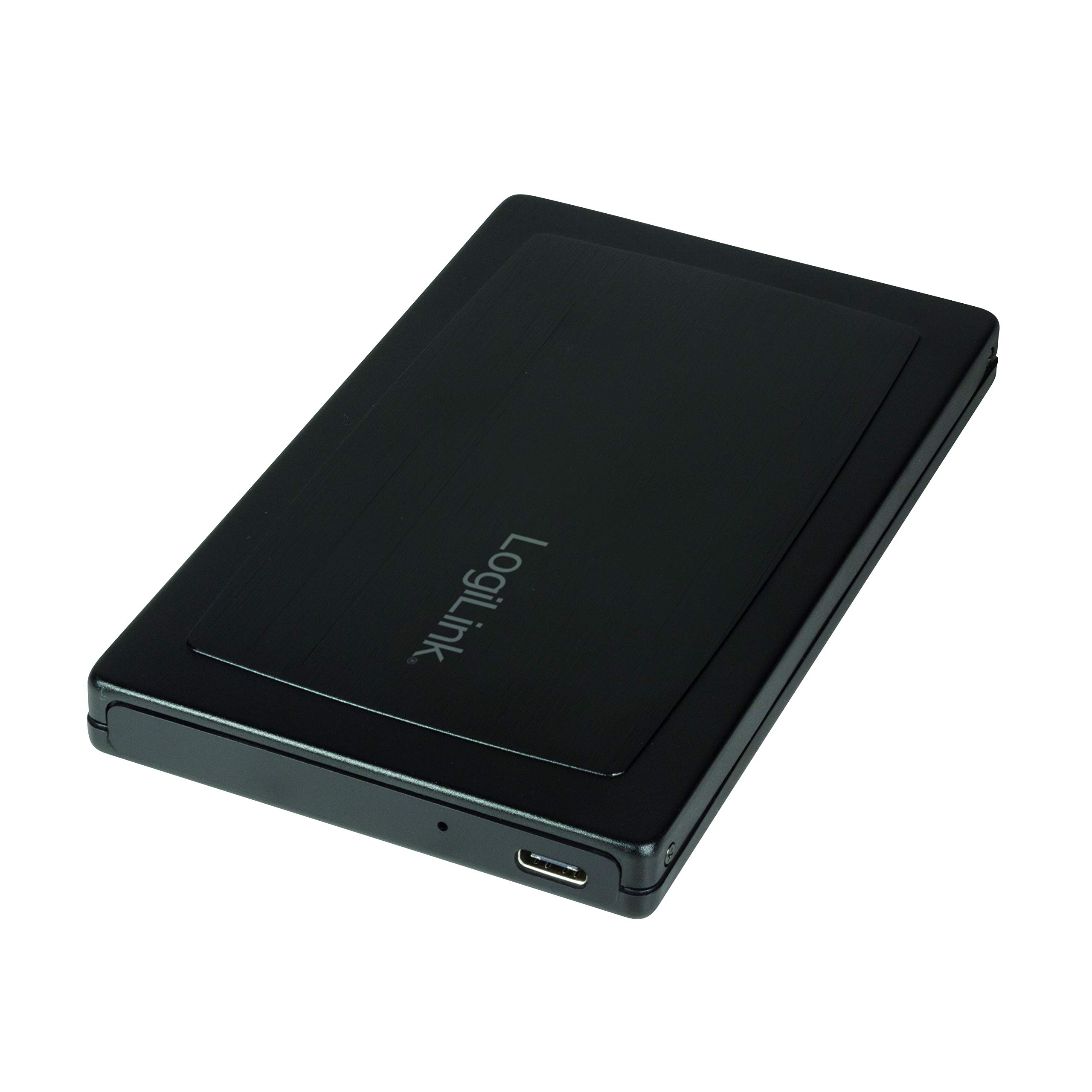 LogiLink UA0292 2.5" SATA USB 3.1 Gen2 Ultra Slim Hard Drive Enclosure - Black