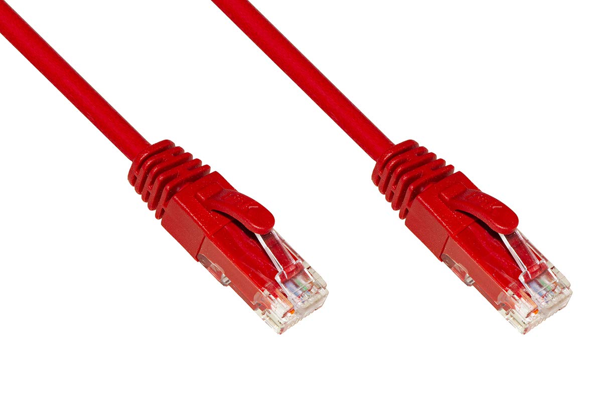 LINK Network Cable Category 6A Unshielded Utp Awg24 Red Colour Halogenfree 0.5 m