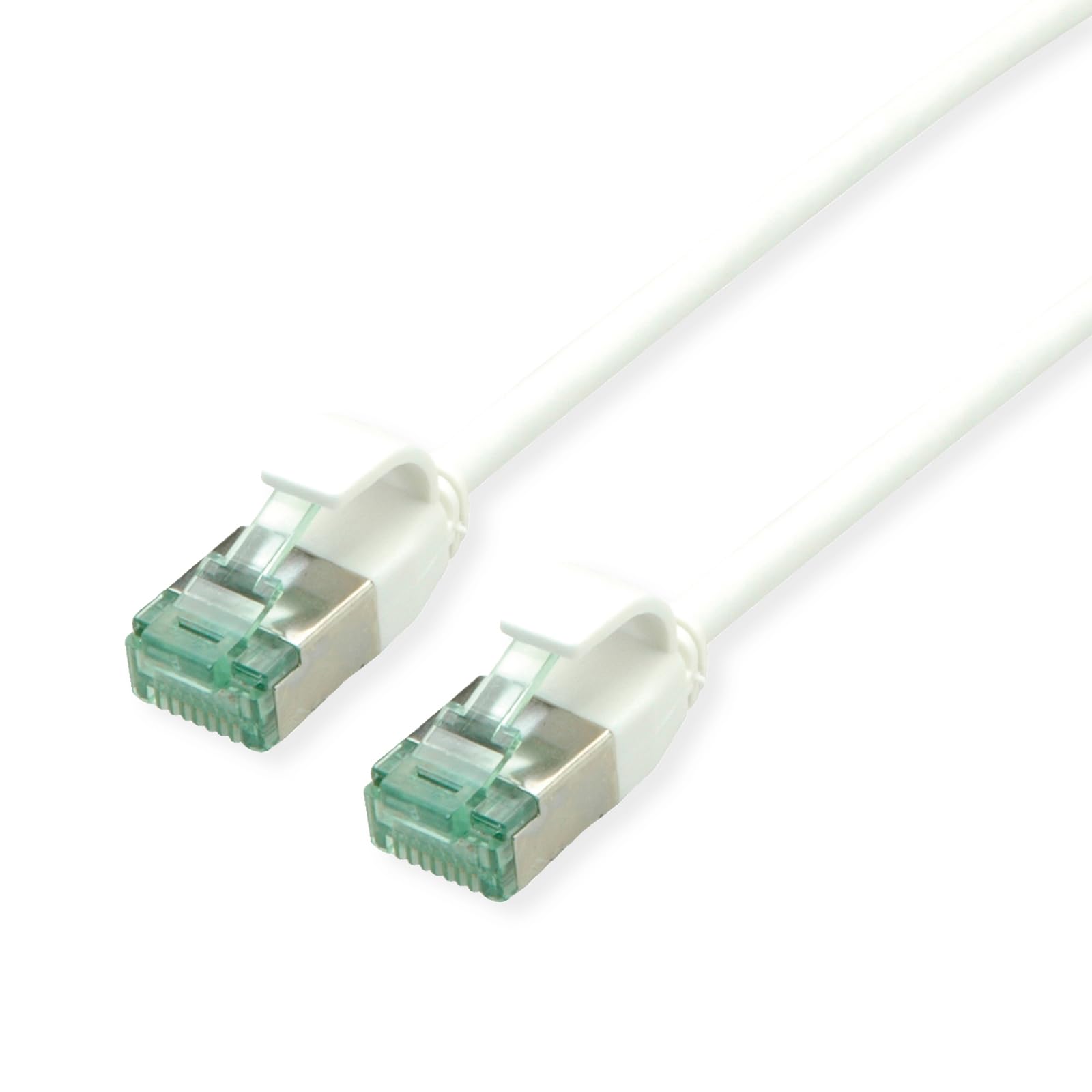 ROLINE DataCenter RM U/FTP Patch Cable Cat.6A (Class EA) Slim, white, 0.3 m