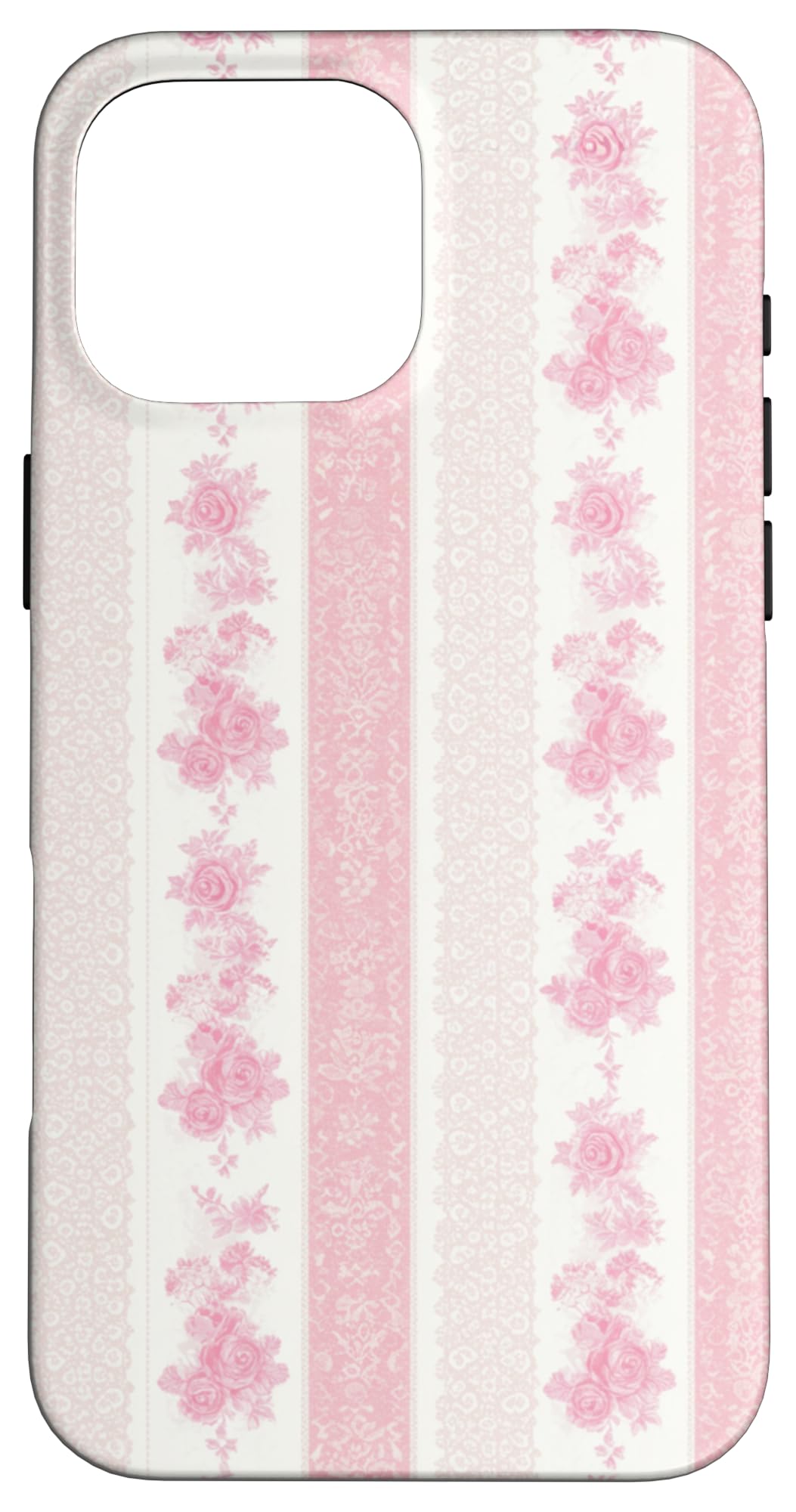Blushing Quilt Pink Floral Quilt Summer Collage Flowers Case for iPhone 16 Pro Max