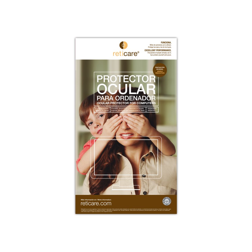 Reticare 351M-0159-B - Eye Protector Compatible with 19-Inch Monitor, High