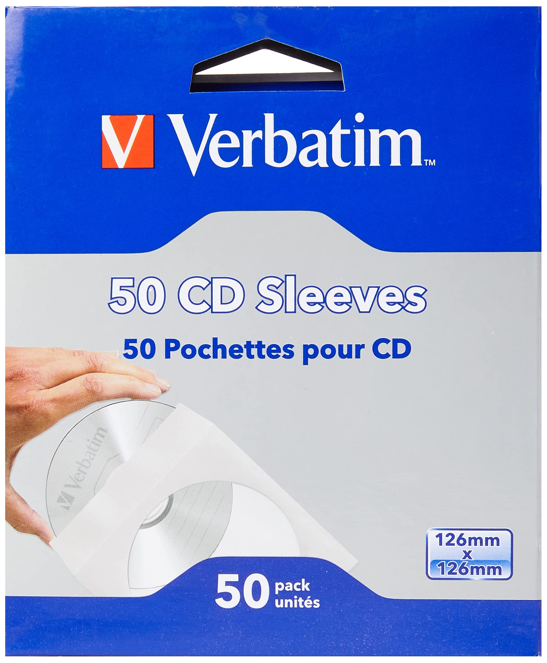 Verbatim 49992 CD Sleeves - (Pack of 50)