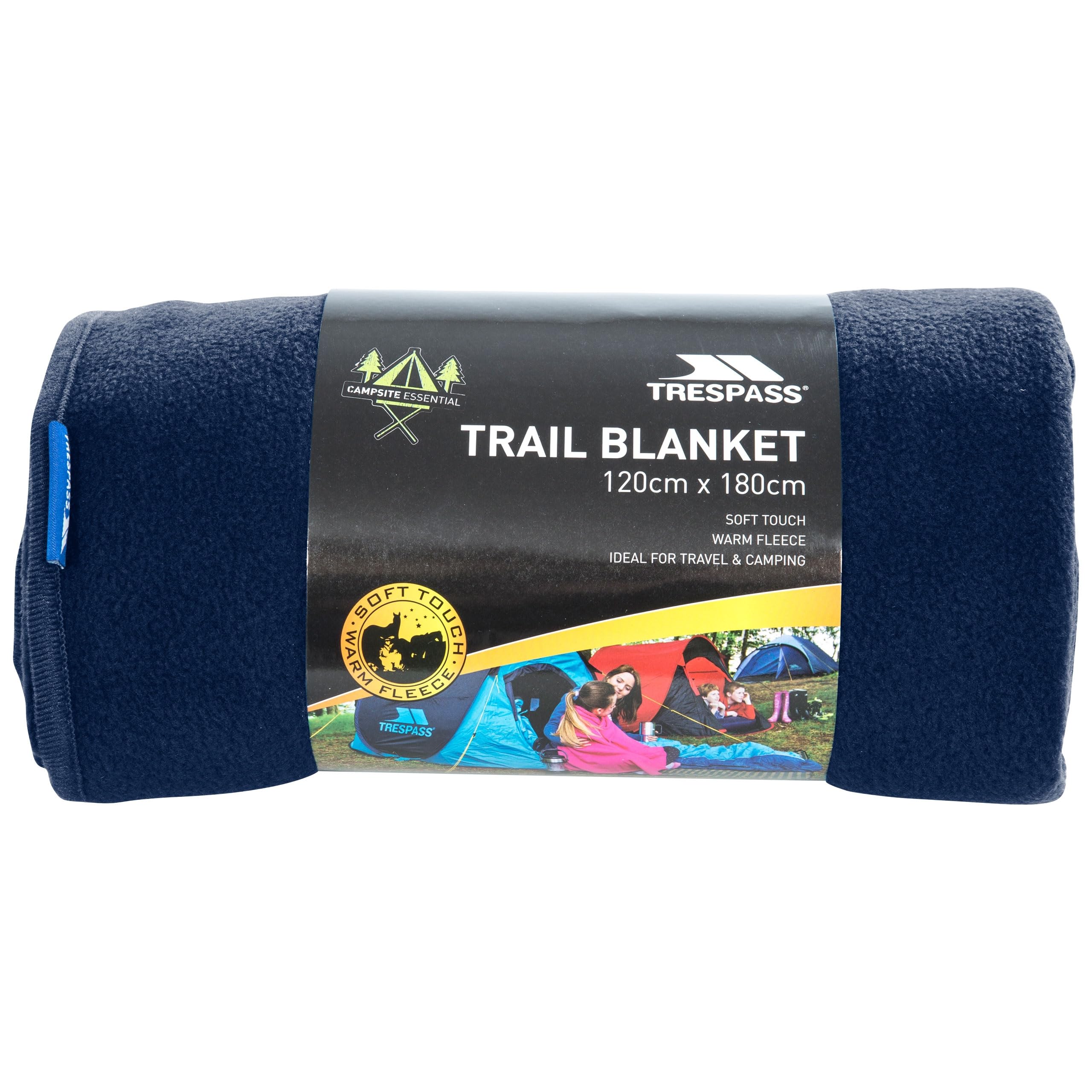 Trespass Picnic Travel Soft Touch Microfleece 120 x180cm