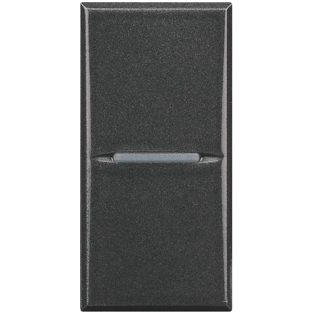 Bticino axolute - Swinging Light Cross 1 Pole 16a 1 Module Dark Axolute