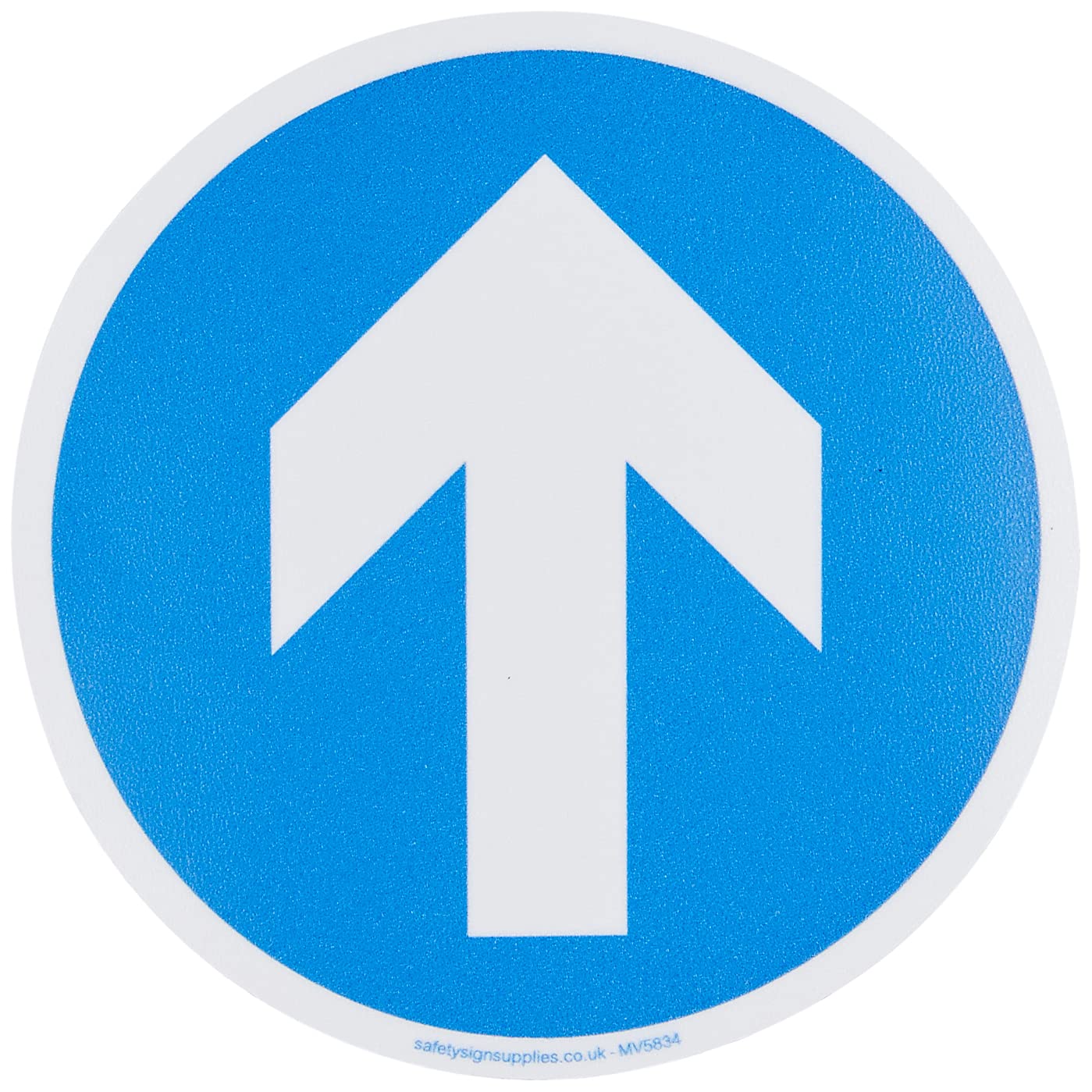 Mandatory direction floor graphic arrow only