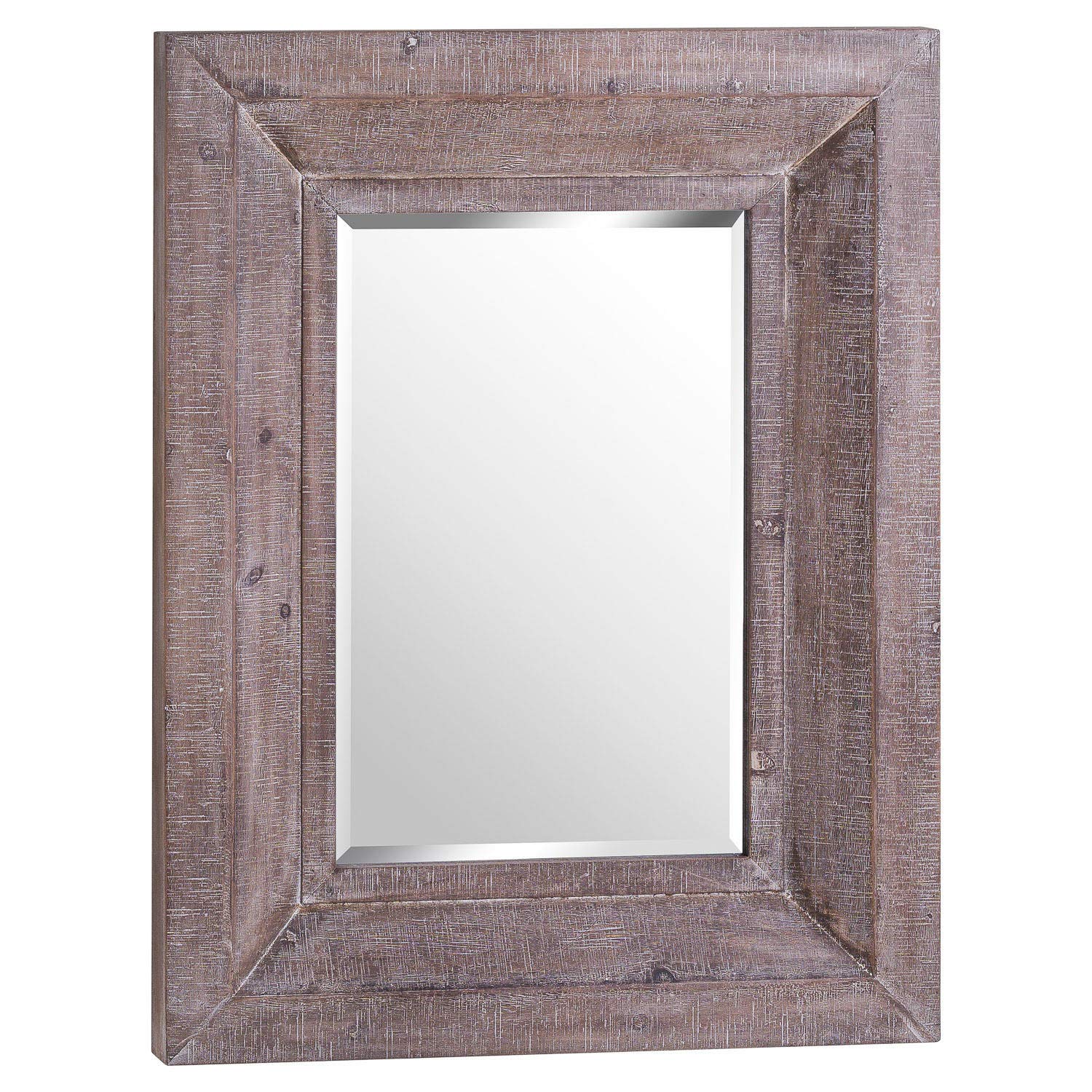 Hill 1975 The Reclaimed Wooden Wall Mirror, WOOD, Multi-Colour, One Size