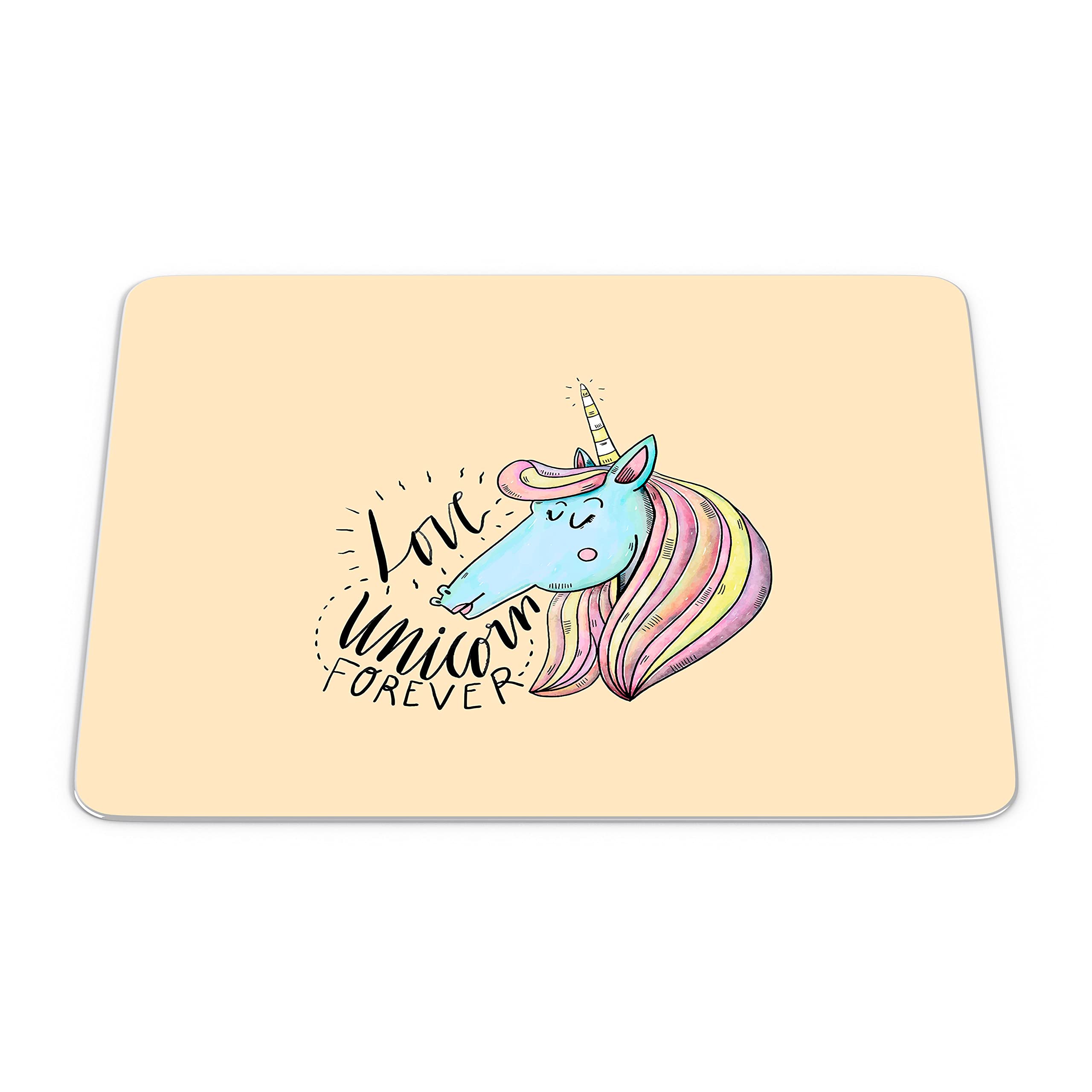 Questo Casa, Rectangle Digital Printed Mouse Pad, Non-Slip Base, for Office and Home, Size: 22 x 18 cm