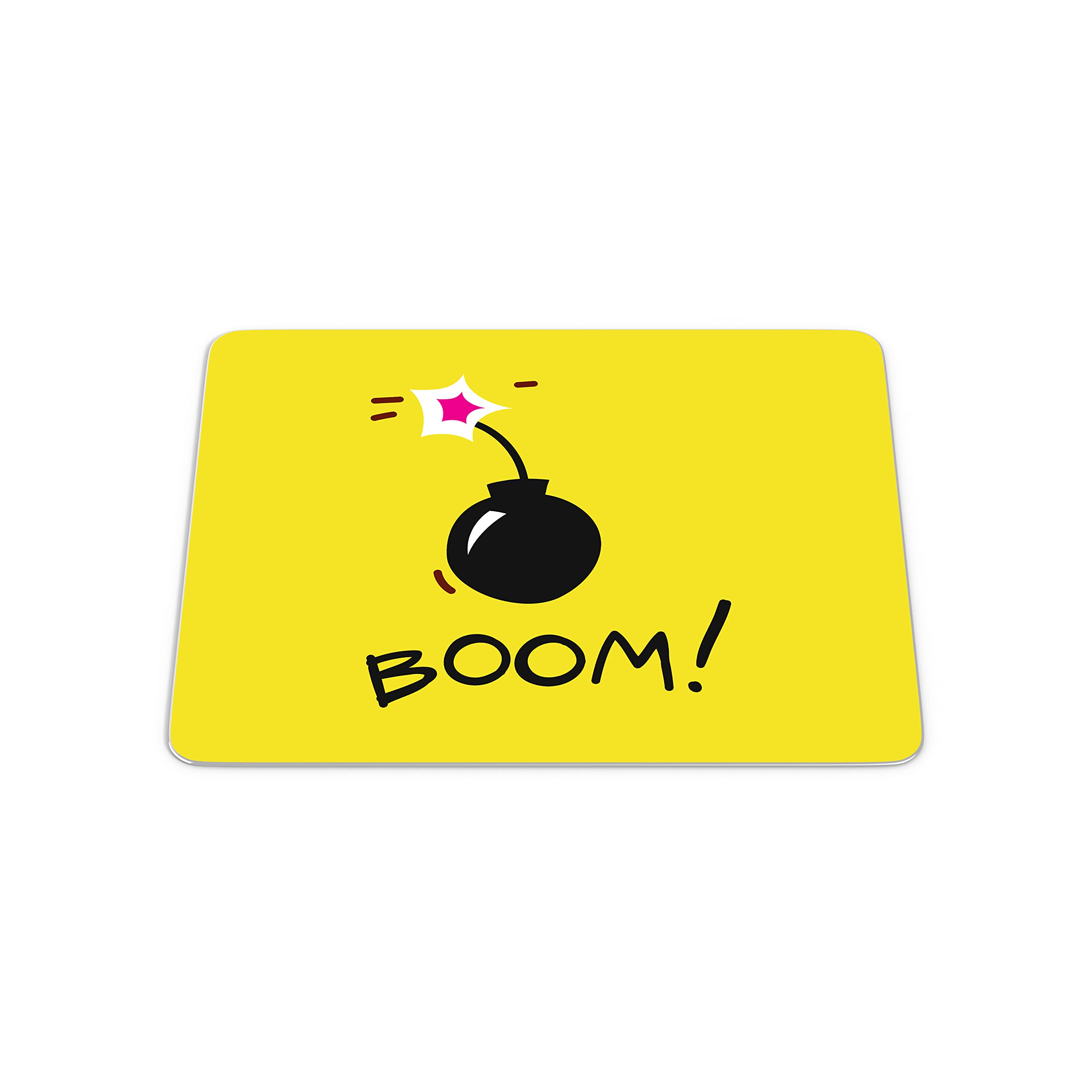 Bonamaison, Pop Art Digital Print Rectangle Mouse Mat, Non-slip Base, Office and Home, Size: 22x18cm