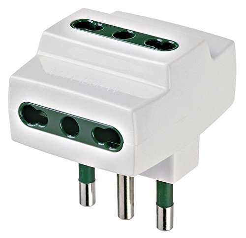 VIMAR Ri. 00321B Netzstecker-Adapter für Steckdose weiß