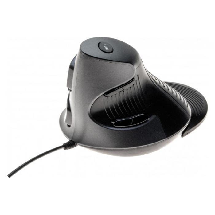 Dacomex 225121 USB Optical 1600DPI Right-Handed Black Mouse (Right-Hander, Optical, USB, 1600 DPI, Black)