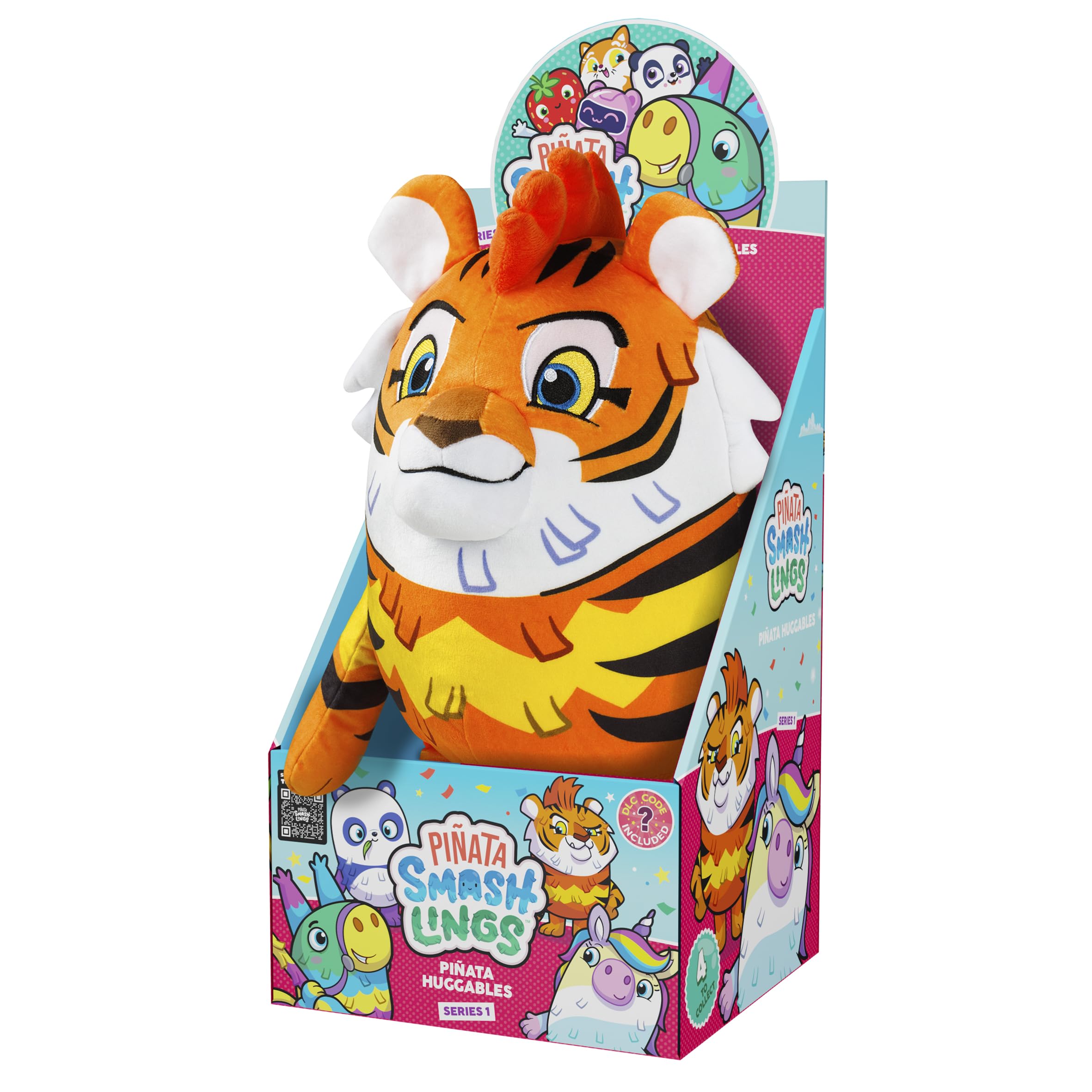 Toikido Pinata Smashlings Huggable Plush Mo Tiger Roblox Soft Toy, Official Gift