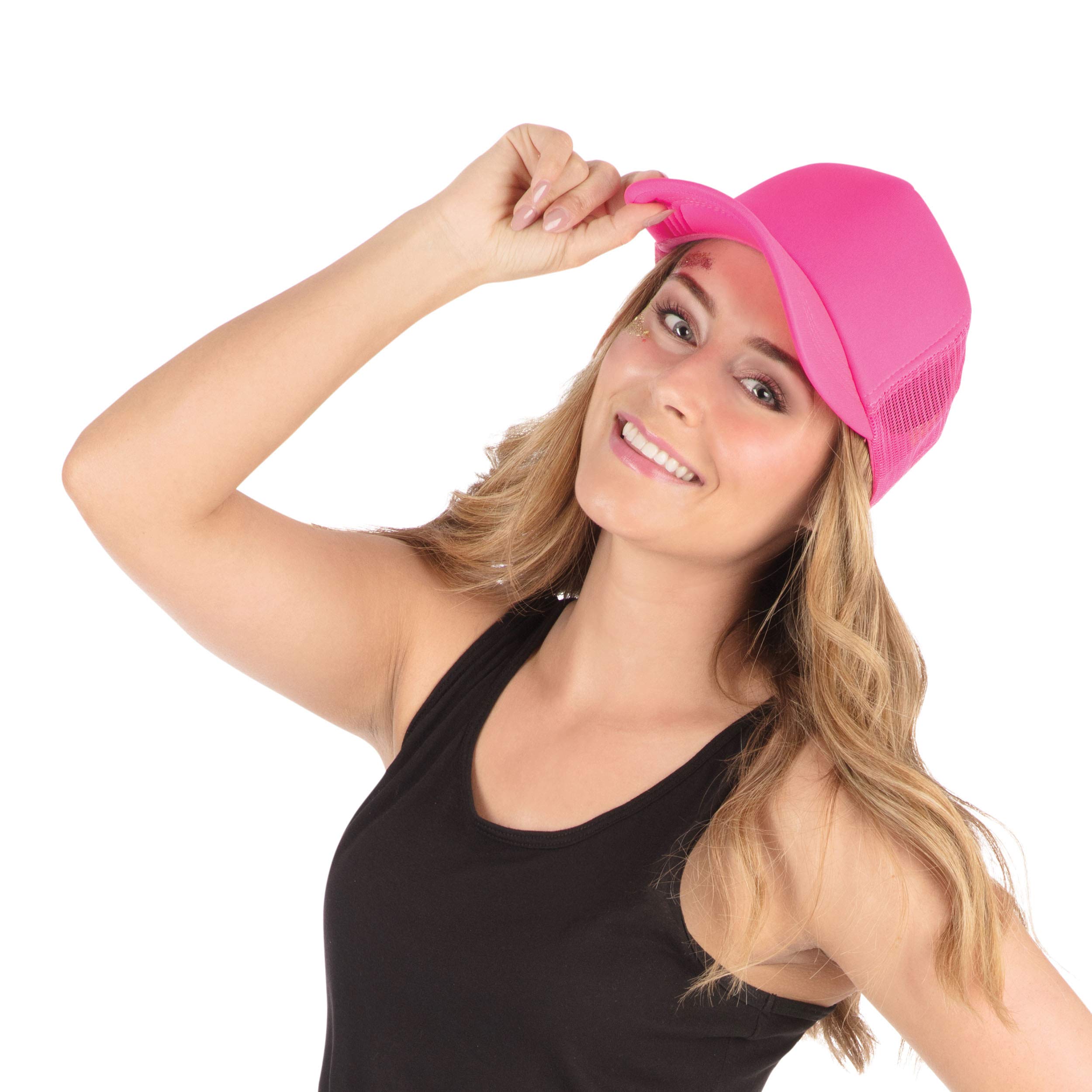 Bristol Novelty BH725 Neon cap (pink) hat, Men, Women Halloween Halloween