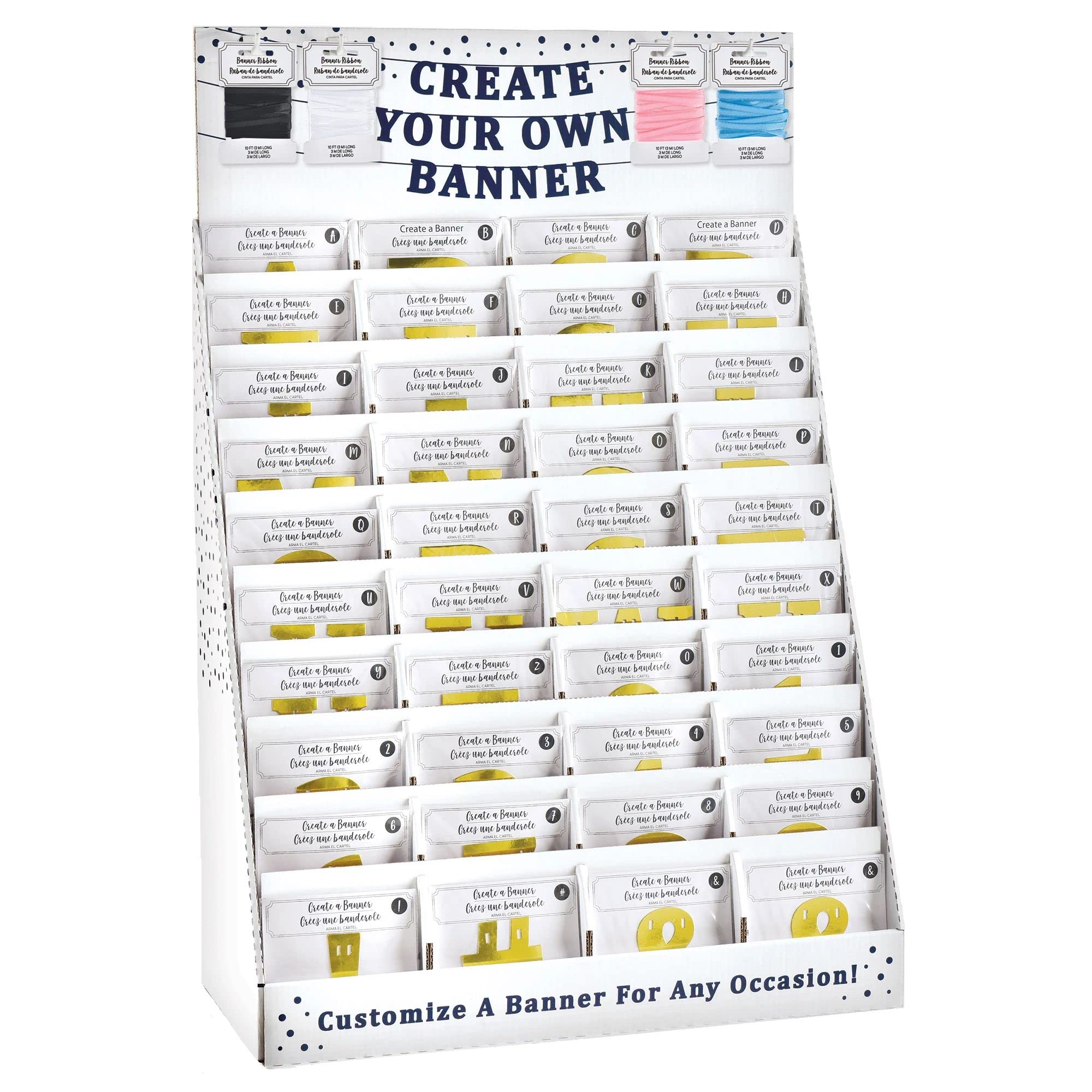 Amscan 120815 Create Your Own Banner DISPLAYER ONLY | Multicolor | 1 Pc