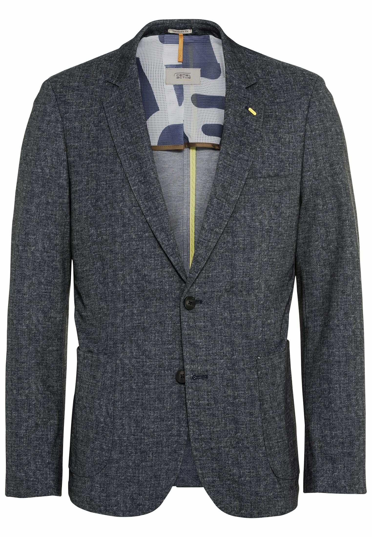 Camel Active Men's Sacco Blazer, Grey (Grey/Blue 42), (Herstellergröße:33)