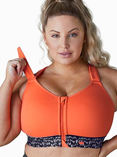 SHEFIT Flex Sports Bra for Women, Medium Impact Sports Bra, Believe, L