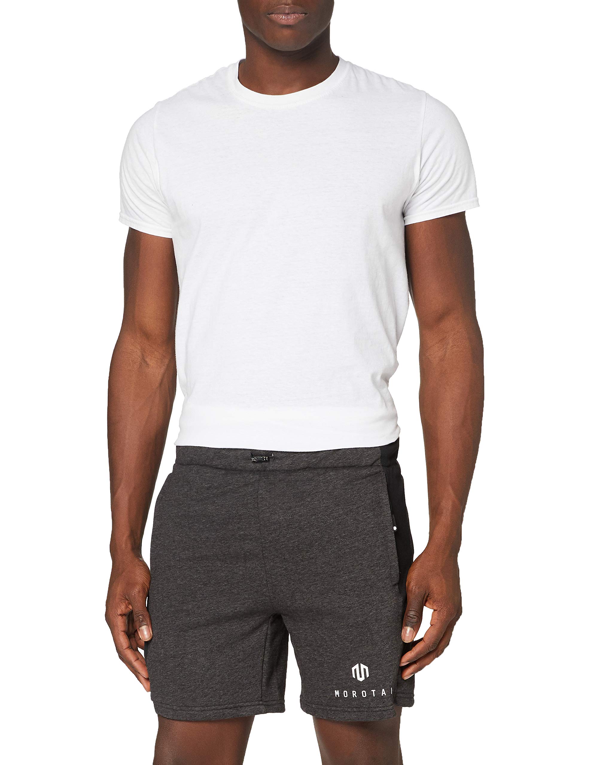 MOROTAI Men's NKMR Neotech Sweat Shorts Dark Grey XXL