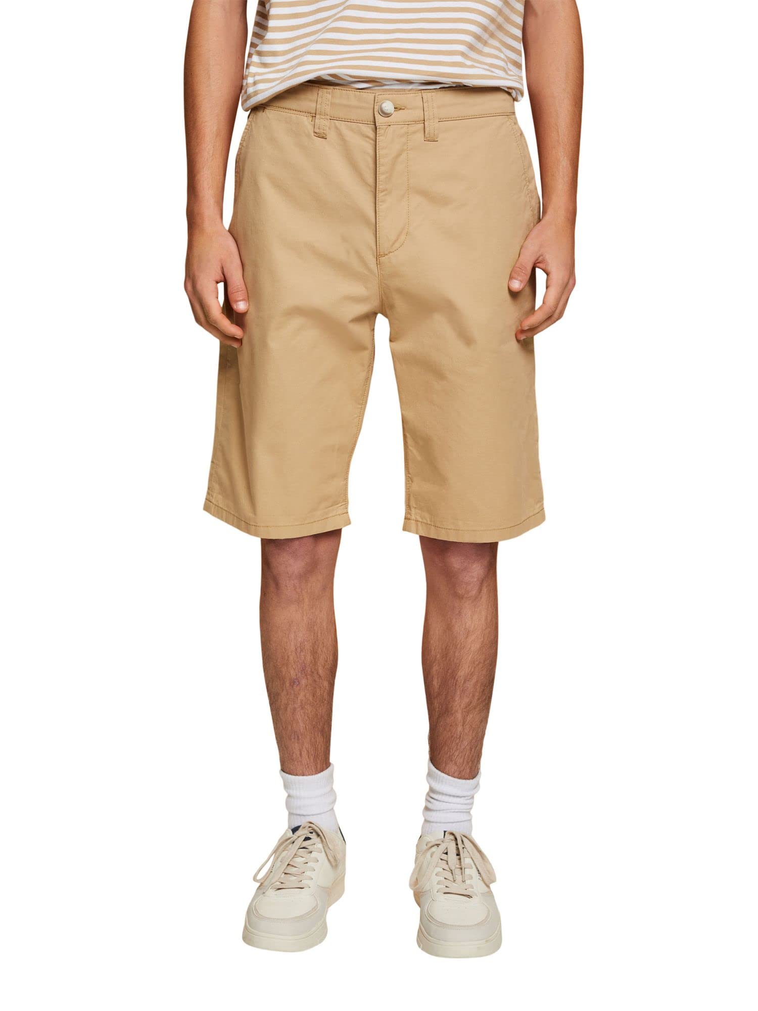 Esprit Men's 993EE2C302 Shorts, 290/LIGHT Beige, 29