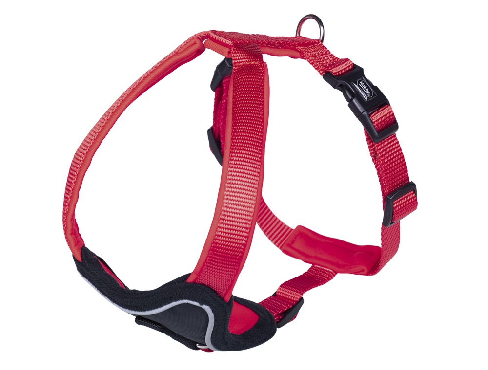 Nobby Comfort harness "Classic Preno" grey width: 25 mm; length: 69-83 cm + 66 cm