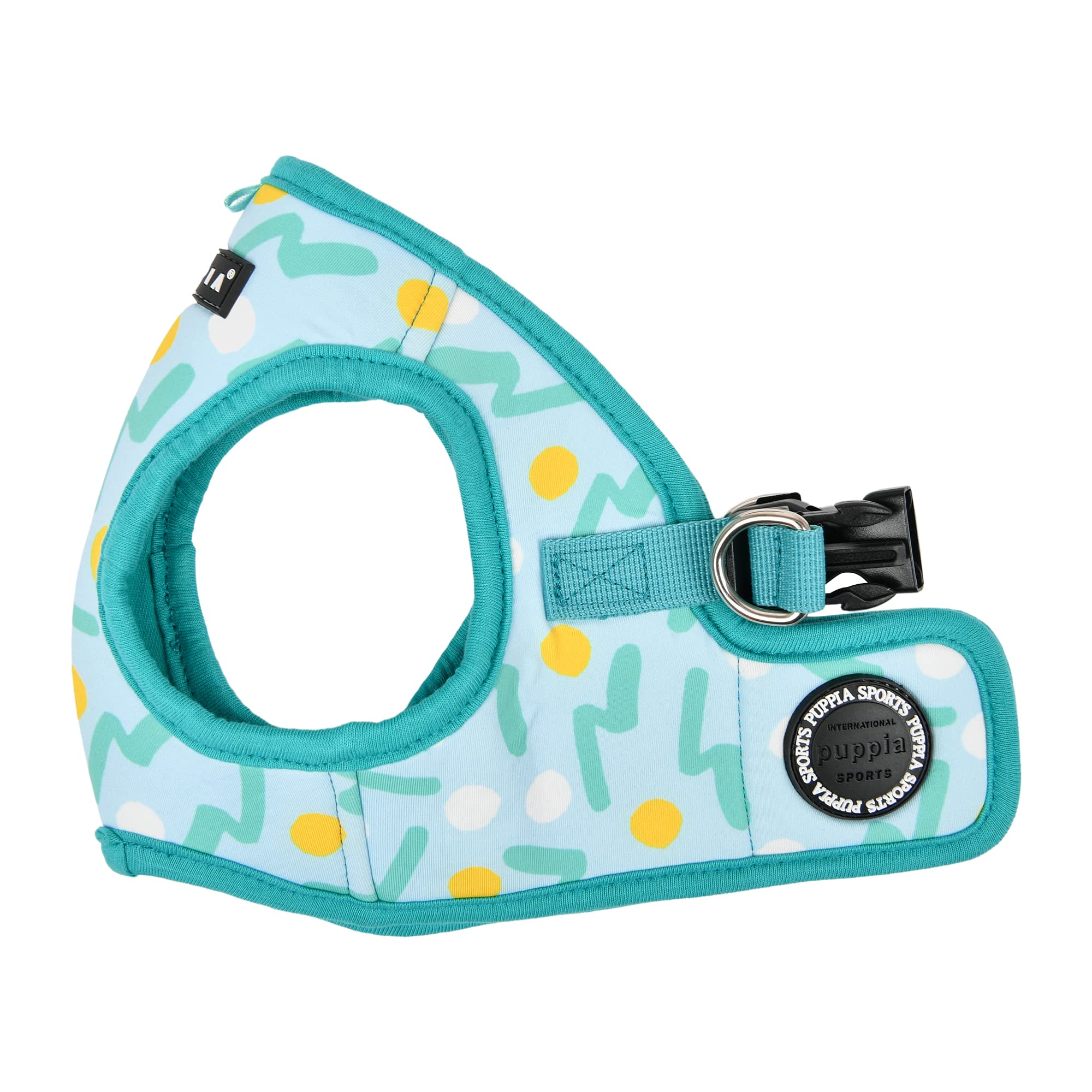 Puppia FETE Step-in Vest Dog Harness - Aqua - S (PAWA-HB1961-AQ-S)