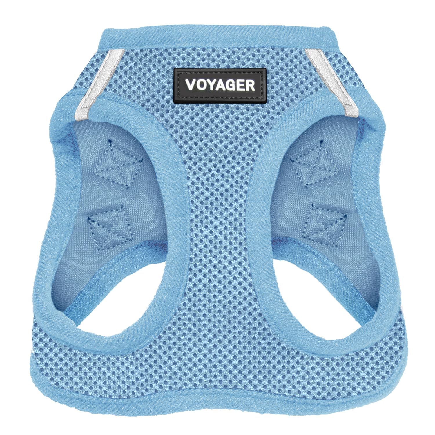 Voyager Step-In Air Dog Harness by Best Pet Supplies - All Weather Mesh Step in Vest Harness for Small and Medium Dogs, Baby Blue, size L - Chest: 18 - 20.5"