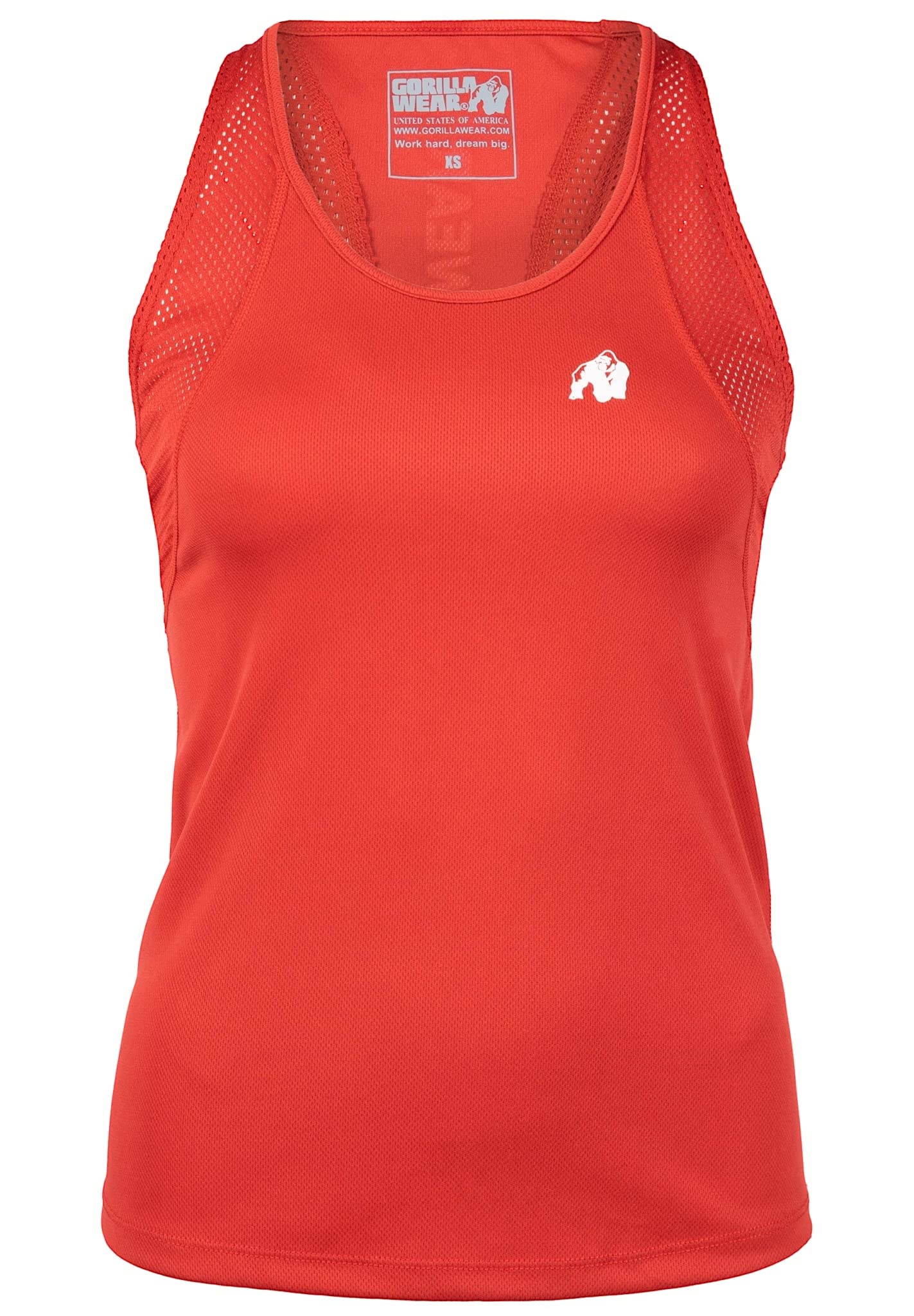 gorillawear ec Women's Red Sleeveless Tank Top L