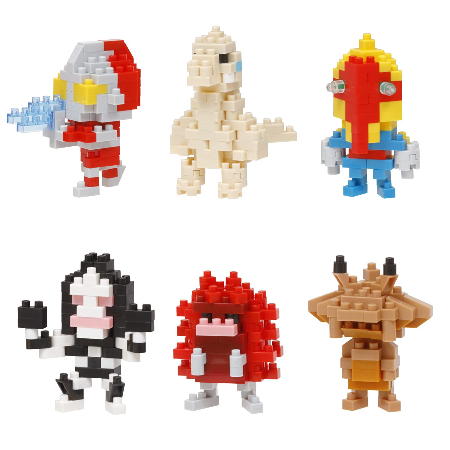nanoblock - Ultraman Vol. 2 (Box of 6 Blind Boxes), mininano Series