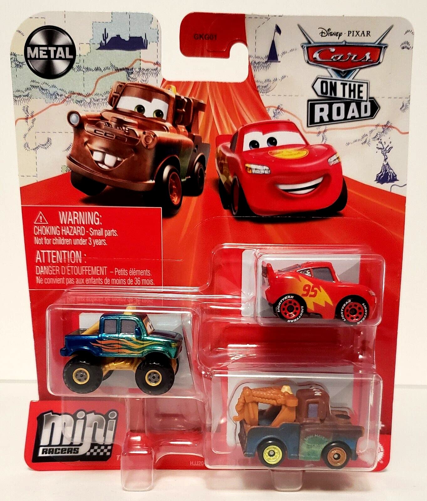Disney Cars On The Road Mini Racers Road Trip with Ivy 3-Pack
